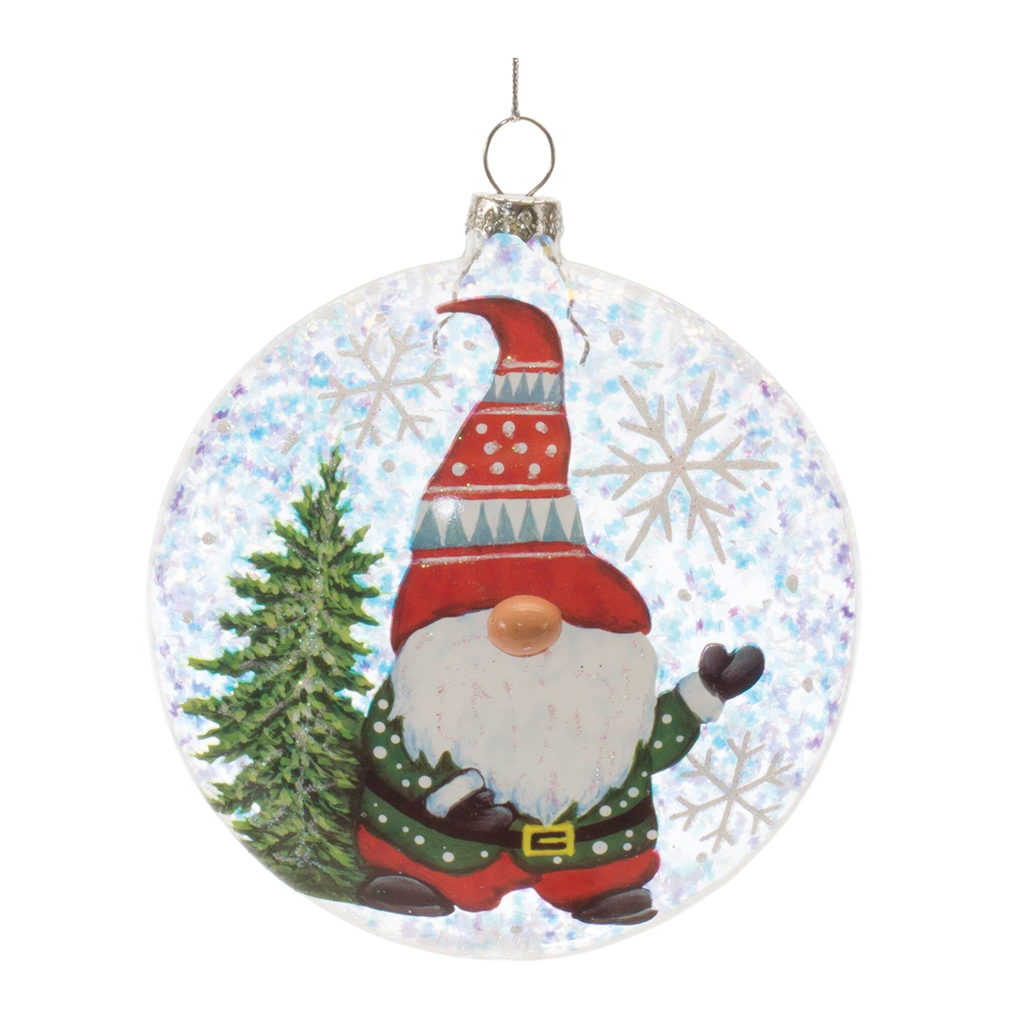 12ct. 4" Gnome Ball Ornaments