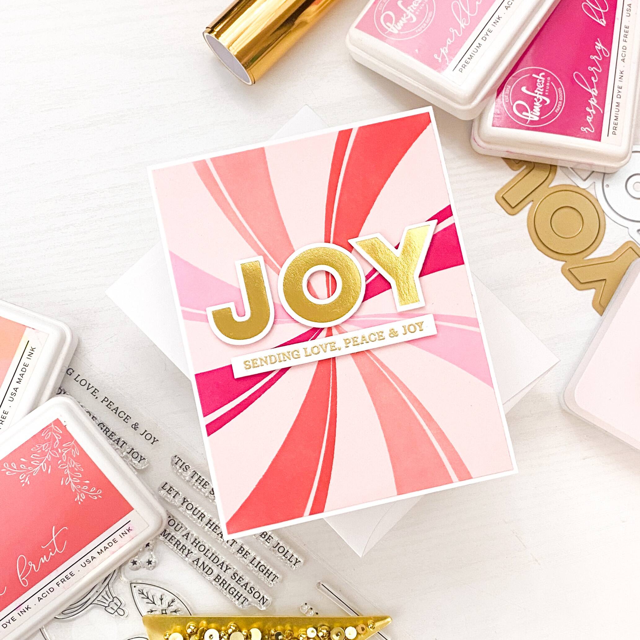 Pinkfresh Studio Joy Hot Foil Plate