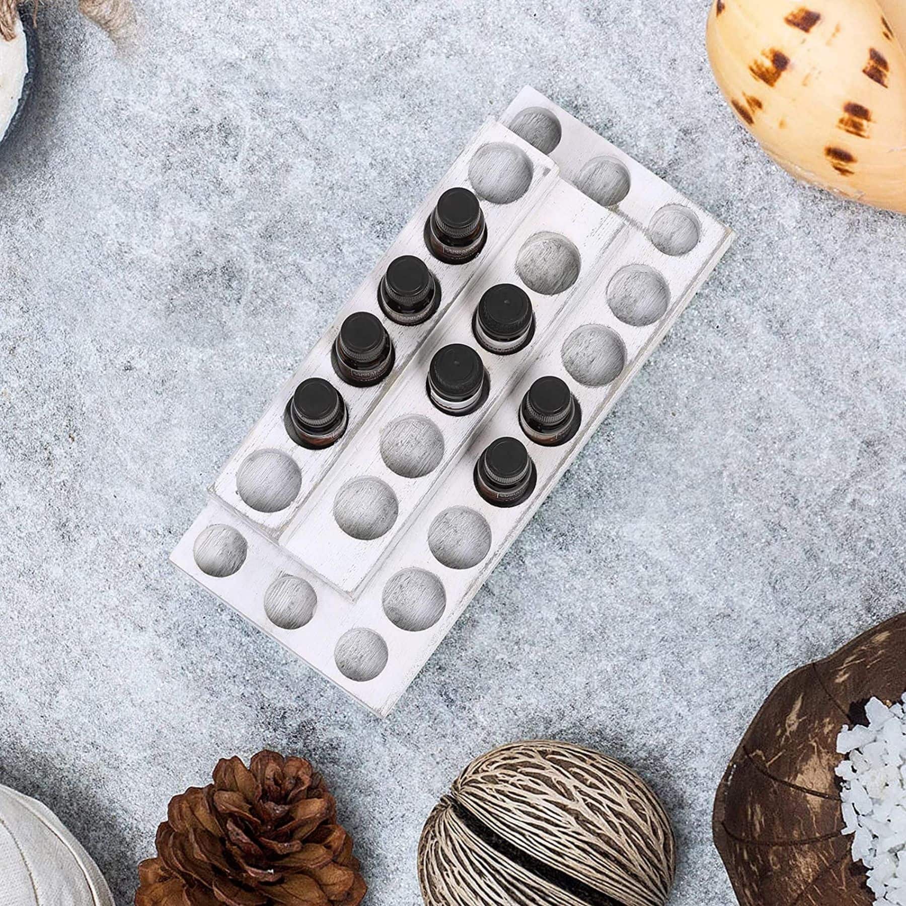 NEX&#x2122; 3-Tier Essential Oils Storage for 5, 10, 15, 20mL Bottles