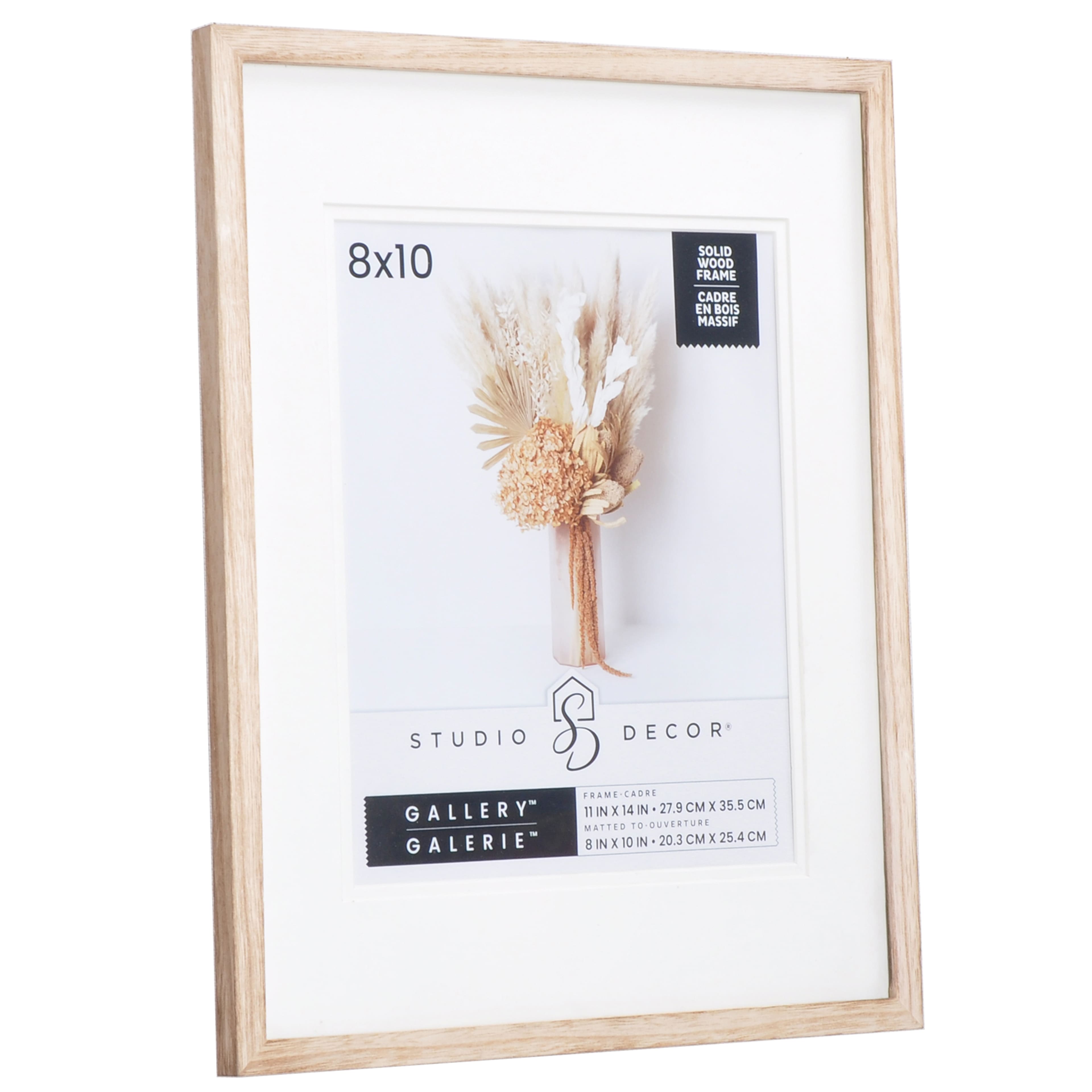 6 Pack: Natural Wood Frame with Mat, Gallery&#x2122; by Studio D&#xE9;cor&#xAE;