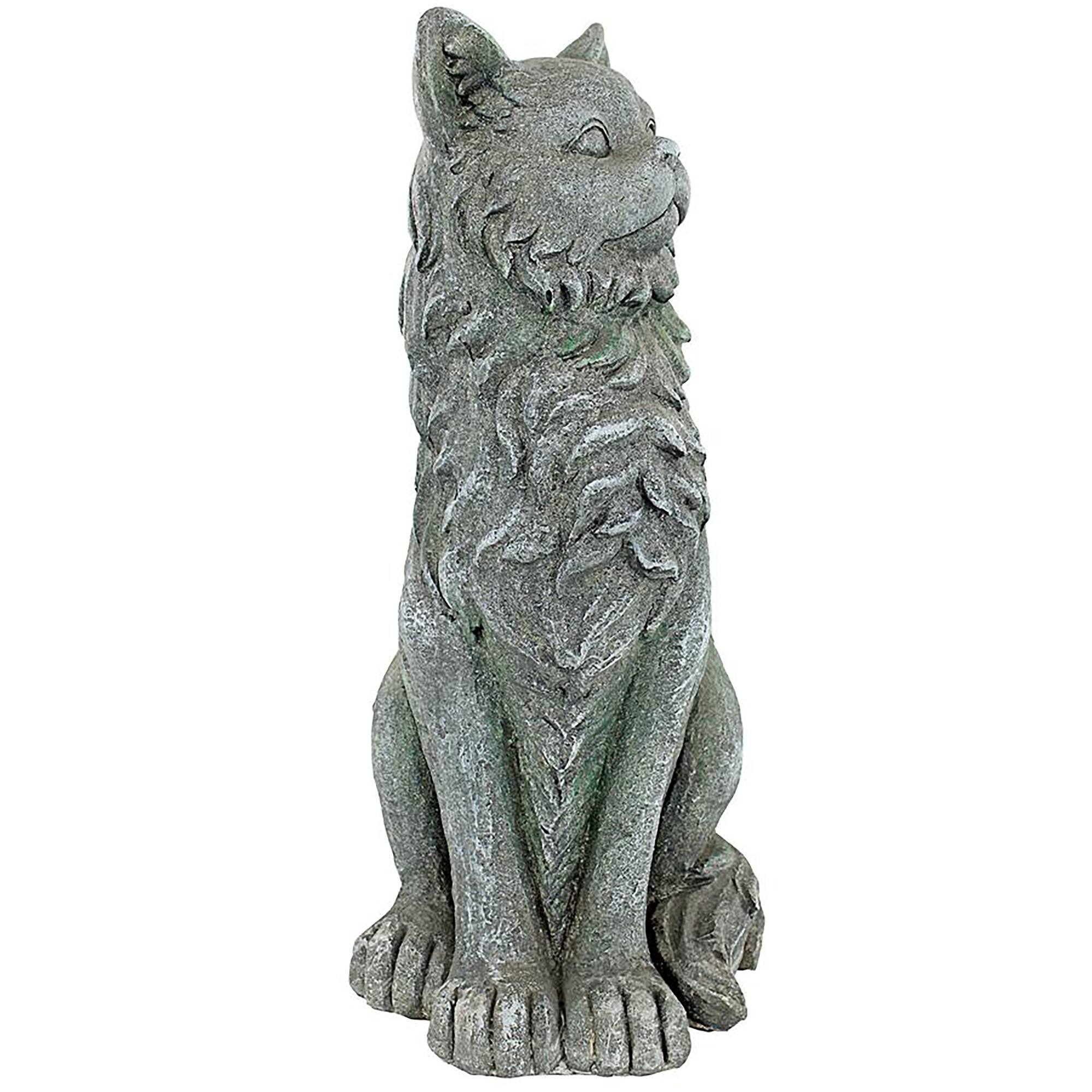 Design Toscano 25.5&#x22; King Olav V Norwegian Forest Cat Statue