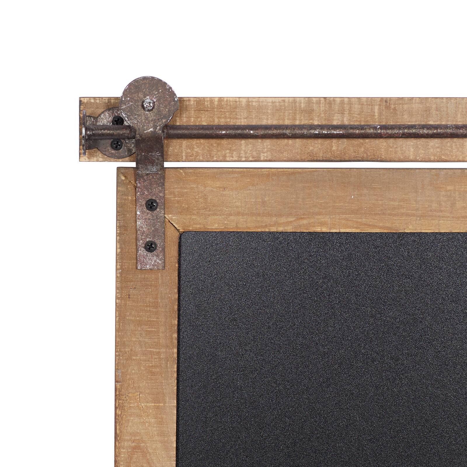 28" Brown Farmhouse Wood Wall Decor