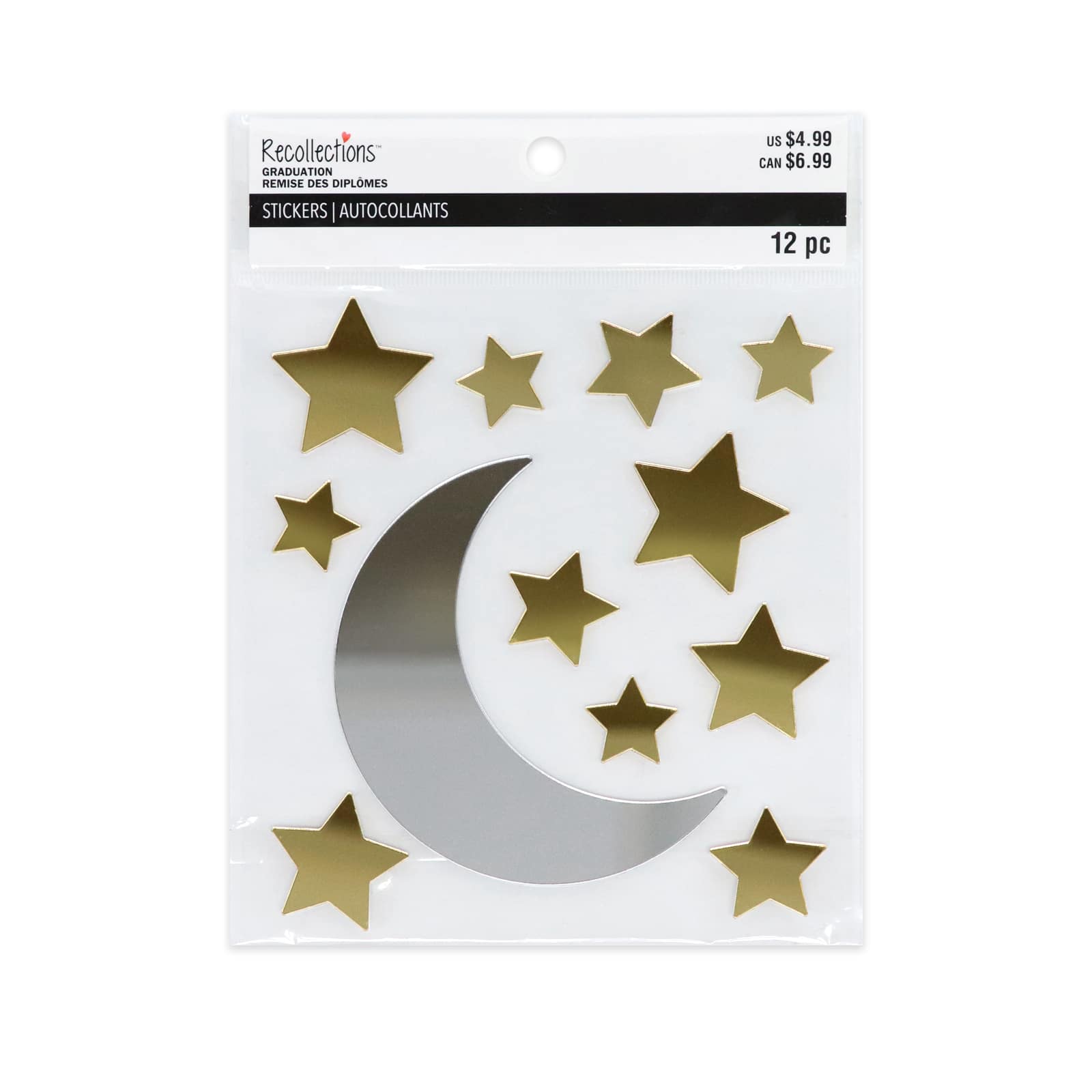 Graduation Moon &#x26; Star Stickers by Recollections&#x2122;