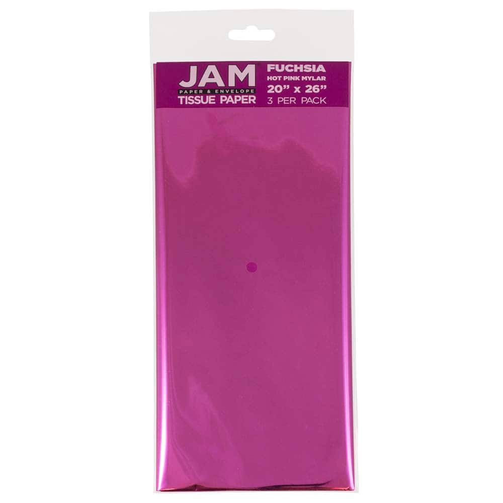 JAM Paper Mylar 20" x 26" Tissue Paper, 3ct.
