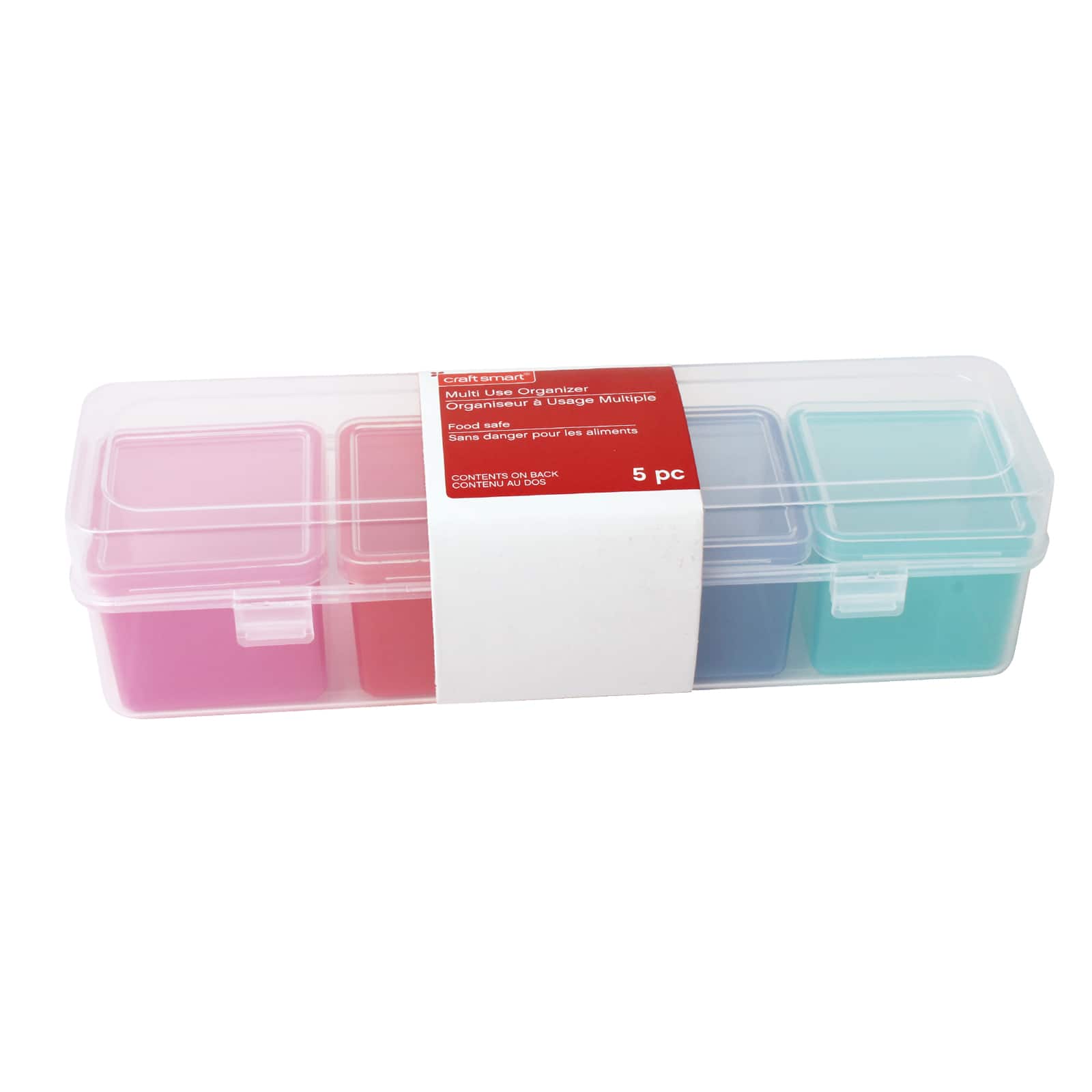 2 pcs Fly Tying Beads Container Plastic Box 12 Compartments Fly Fishing Box