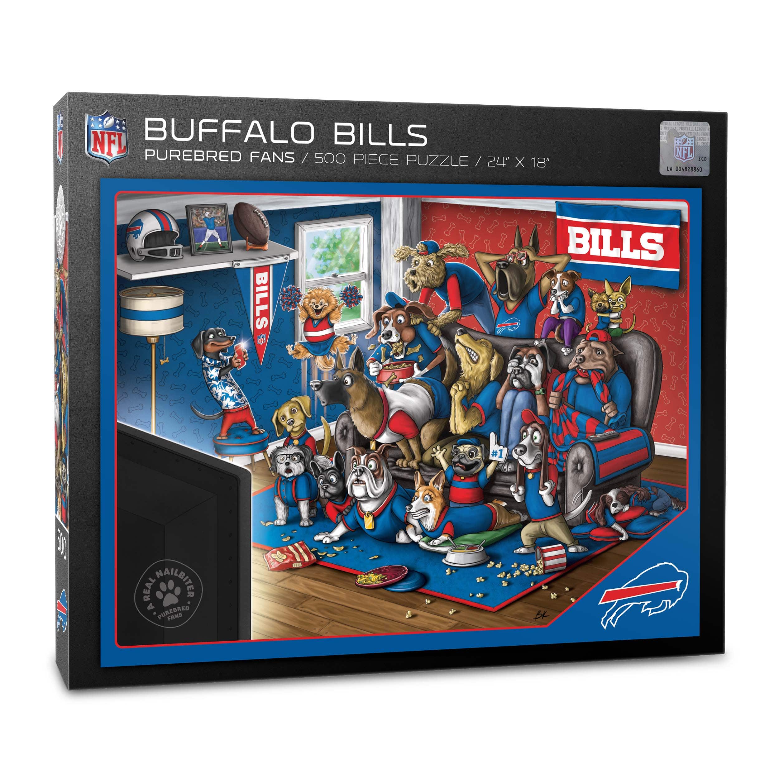 NFL Purebred Fans A Real Nailbiter 500 Piece Puzzle
