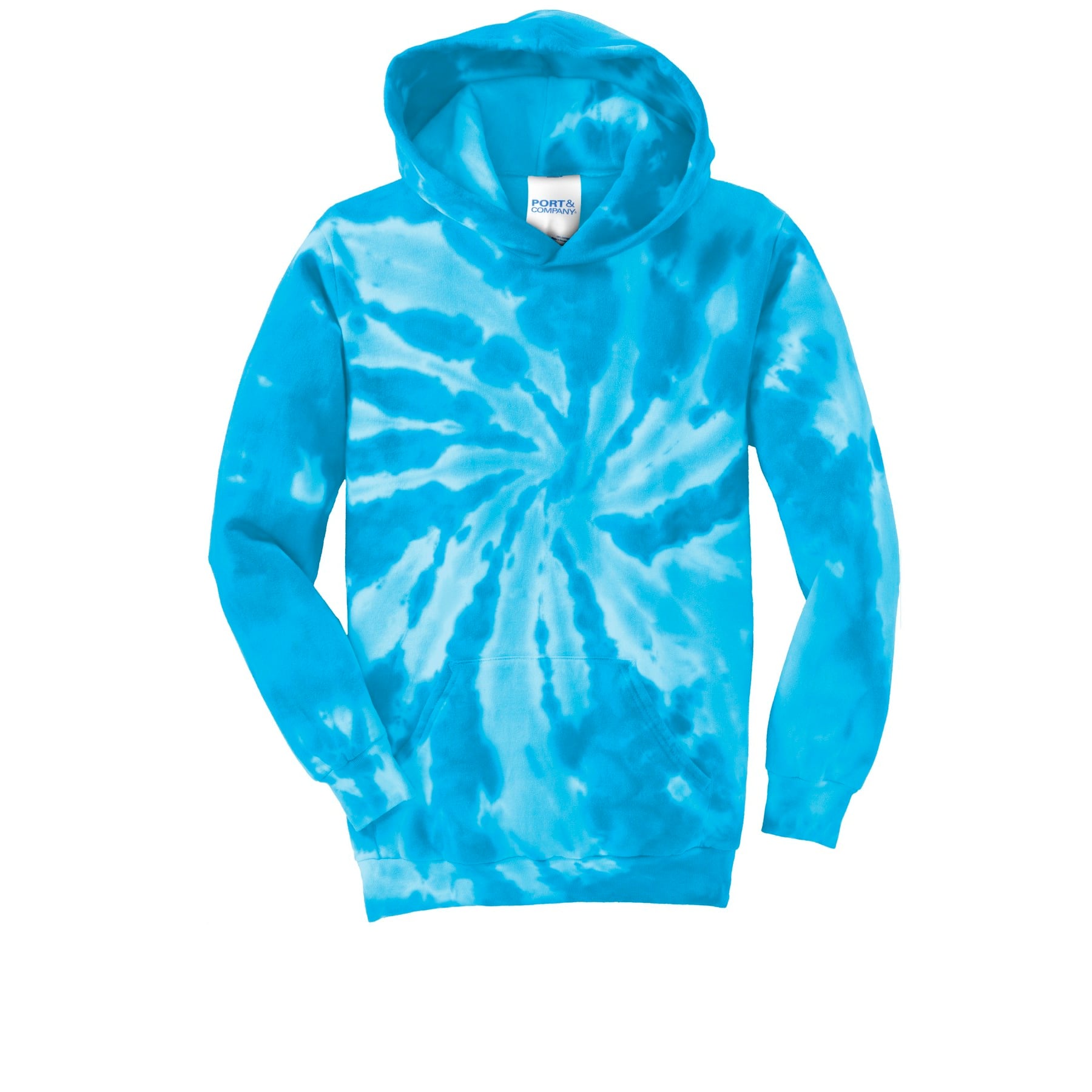 Port & Company Youth Tie-Dye Pullover Hooded Sweatshirt