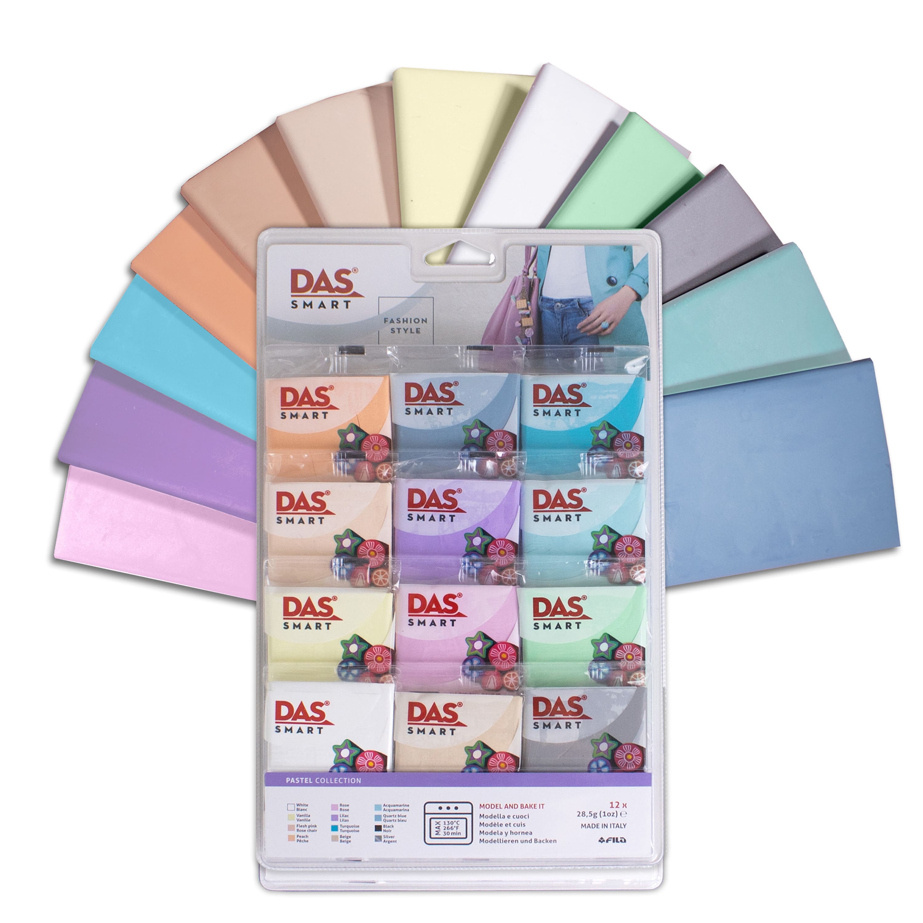 DAS&#xAE; Smart Pastel Polymer Clay Set