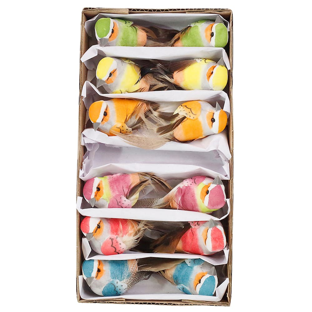Reliant 3&#x22; Assorted Birds, 12ct.