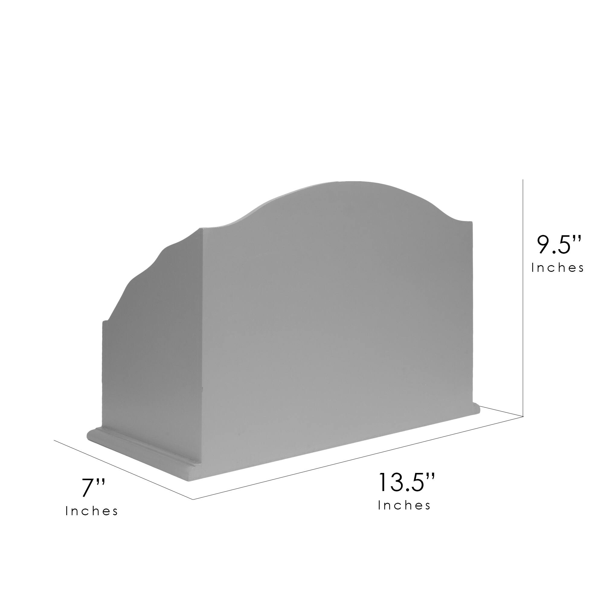 American Art Décor™ Gray All-in-One Desk Organizer with 6 Compartments