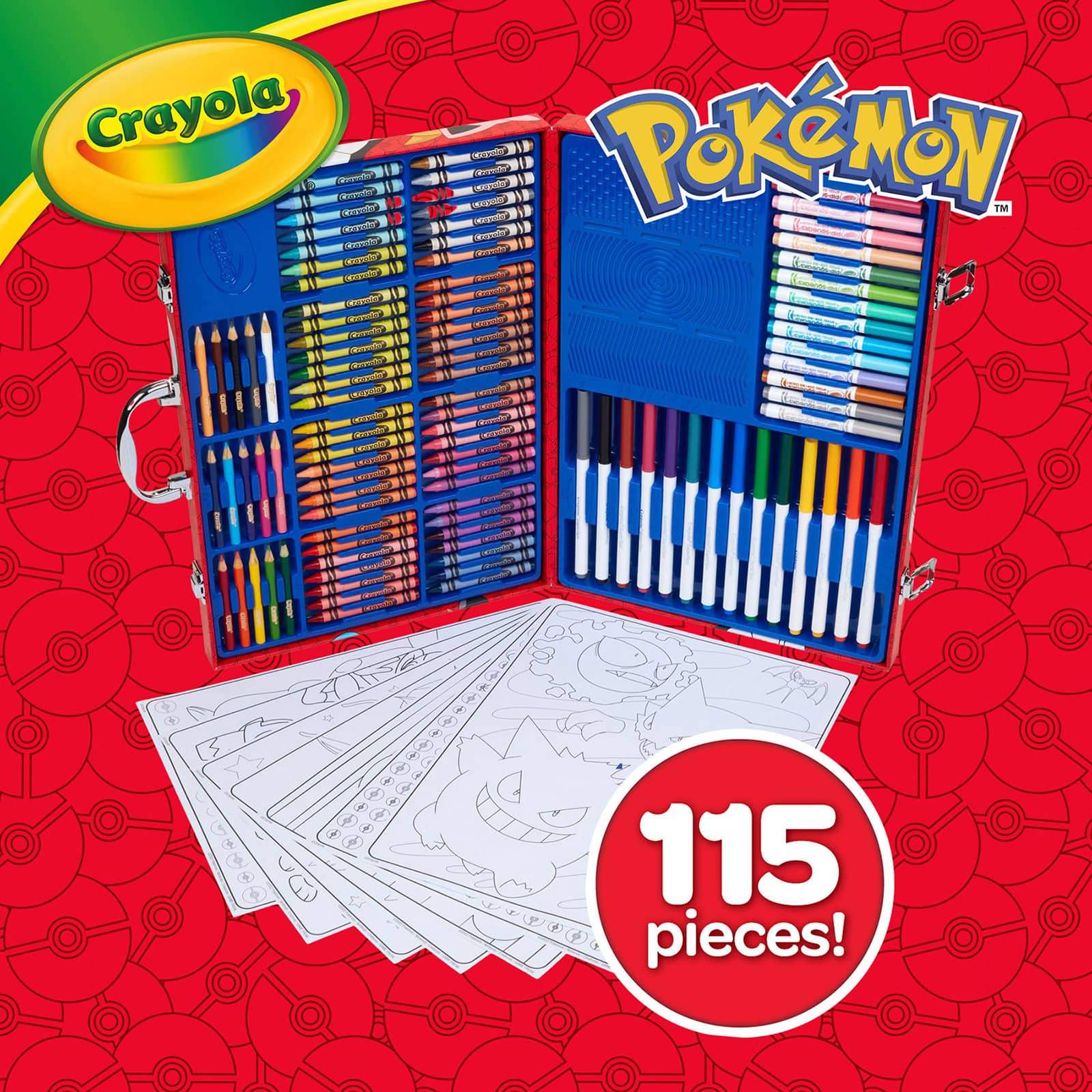 Crayola&#xAE; 115-Piece Pok&#xE9;mon&#x2122; Imagination Art Set