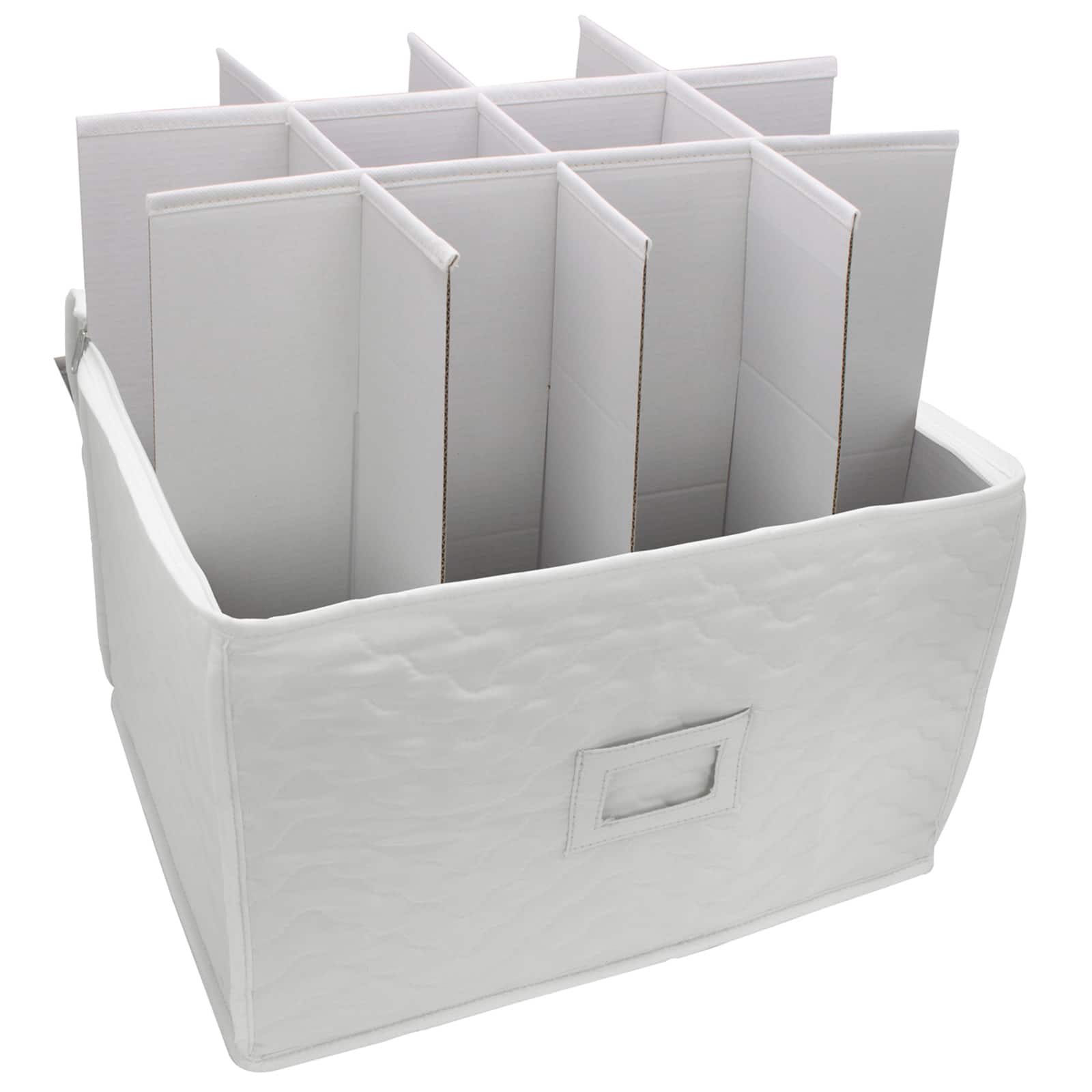 15" Sorbus Deluxe Stemware Storage Chest