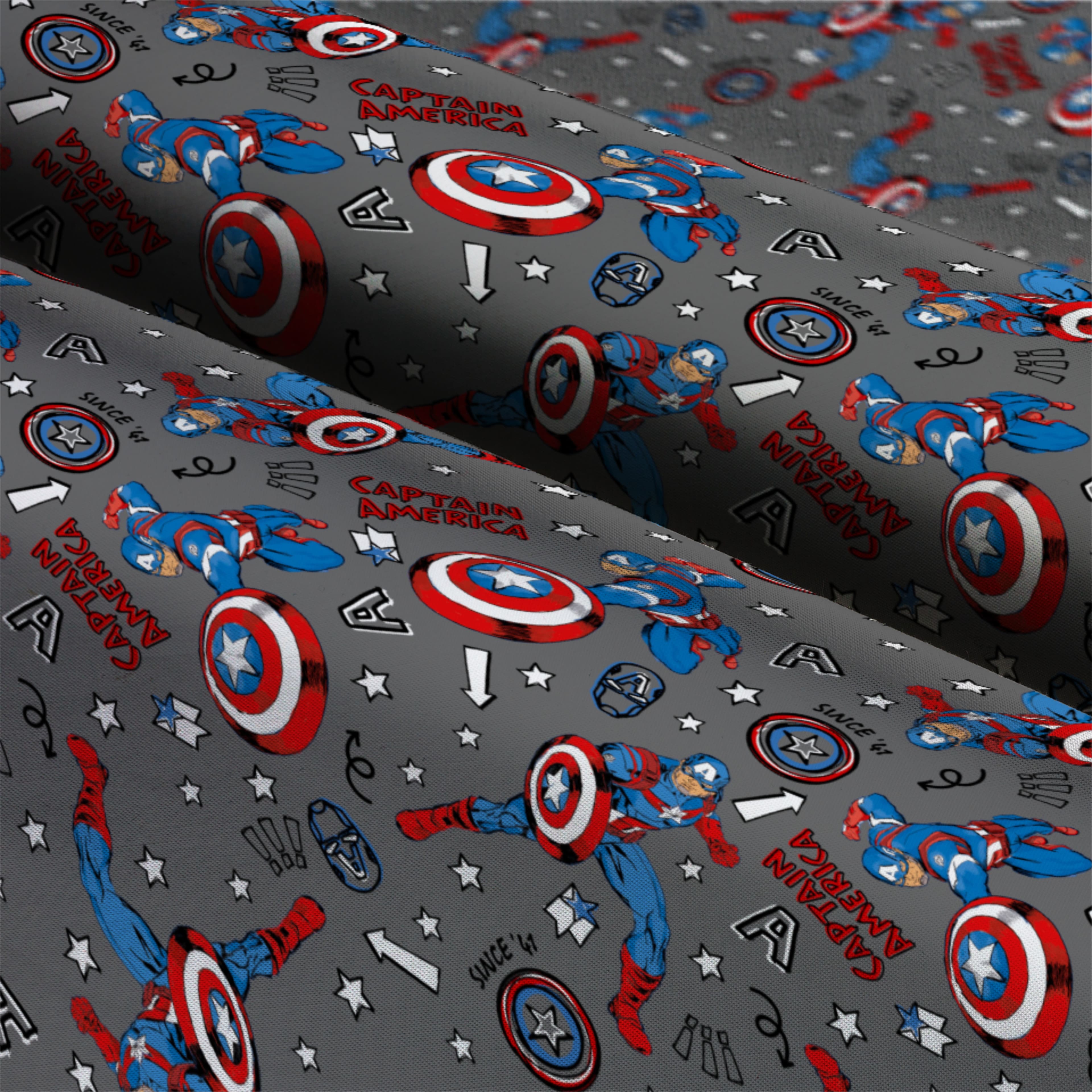 Marvel&#xAE; Avengers Captain America Cotton Fabric