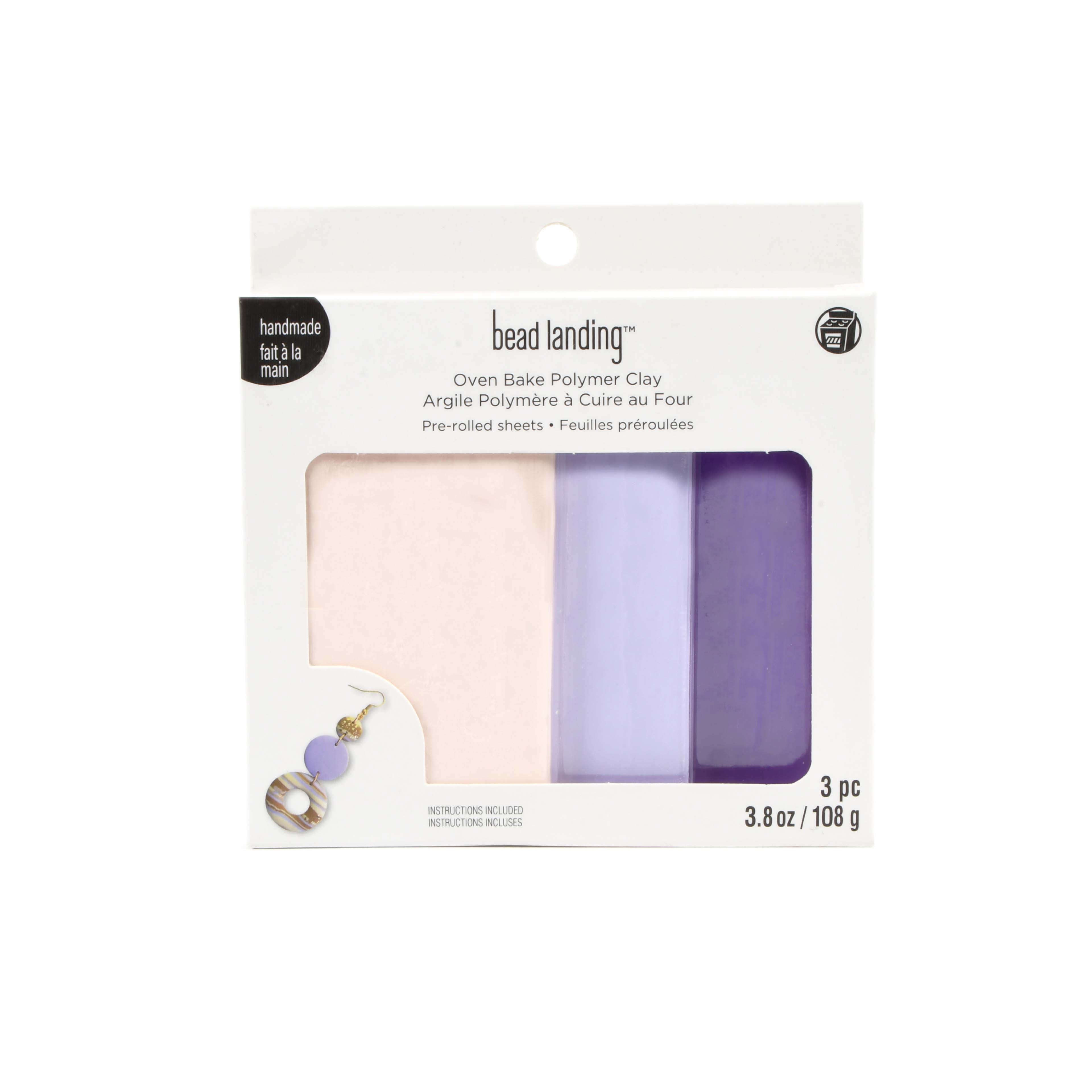 Oven Bake Polymer Clay Sheets by Bead Landing™