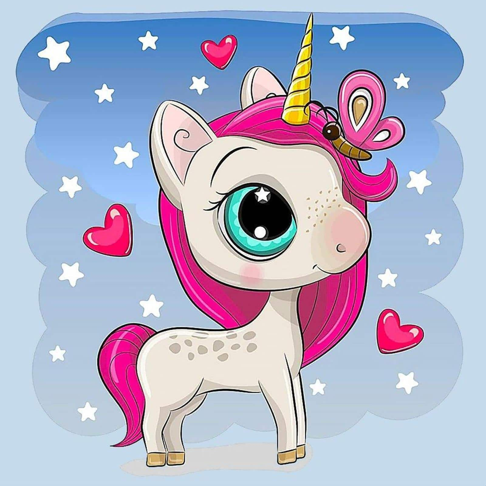 Crafting Spark Unicorn in Love Diamond Painting Kit