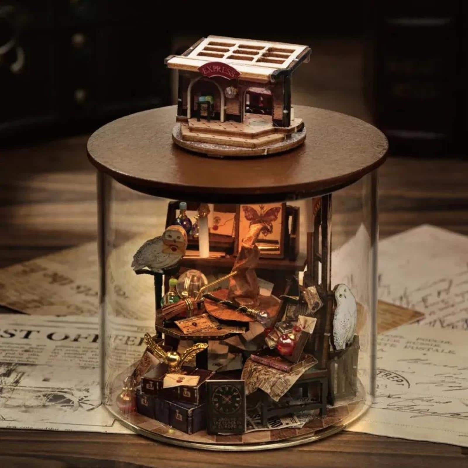 Wizardi Time Magic Miniature Dollhouse Roombox Kit