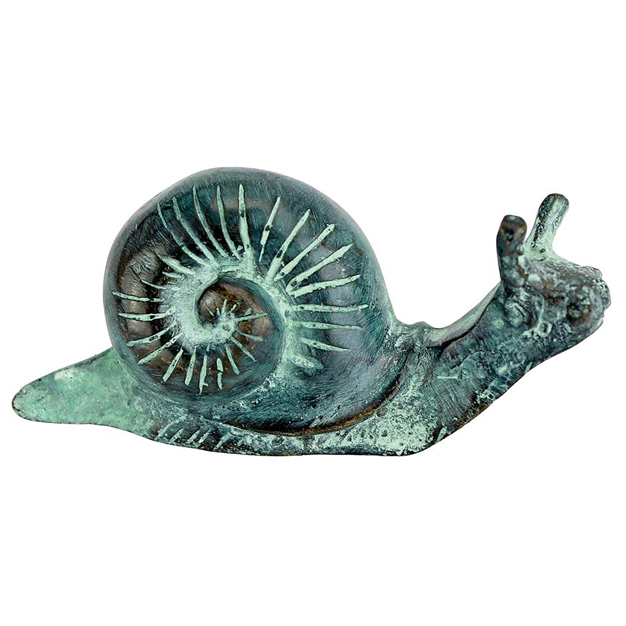 Design Toscano 5&#x22; Cast Bronze Land Snail Garden Statue