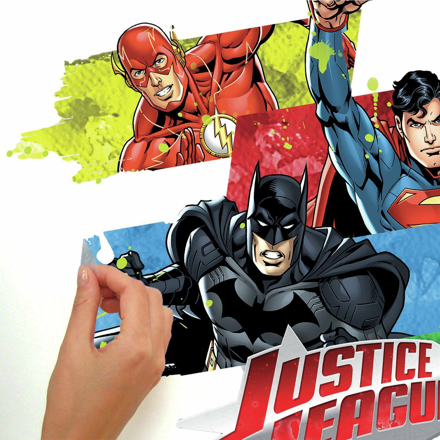 RoomMates Justice League Peel &#x26; Stick Giant Wall Decals