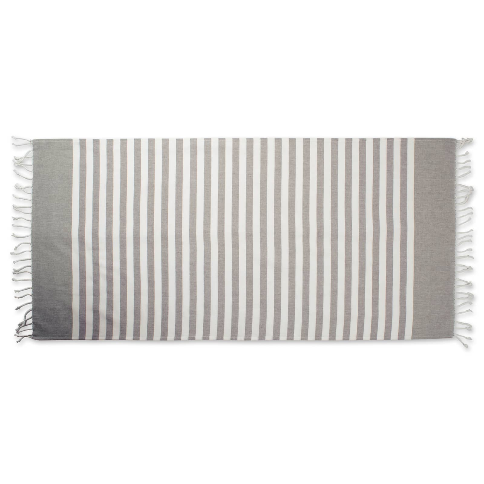 DII&#xAE; Striped Fouta Towel with Fringe