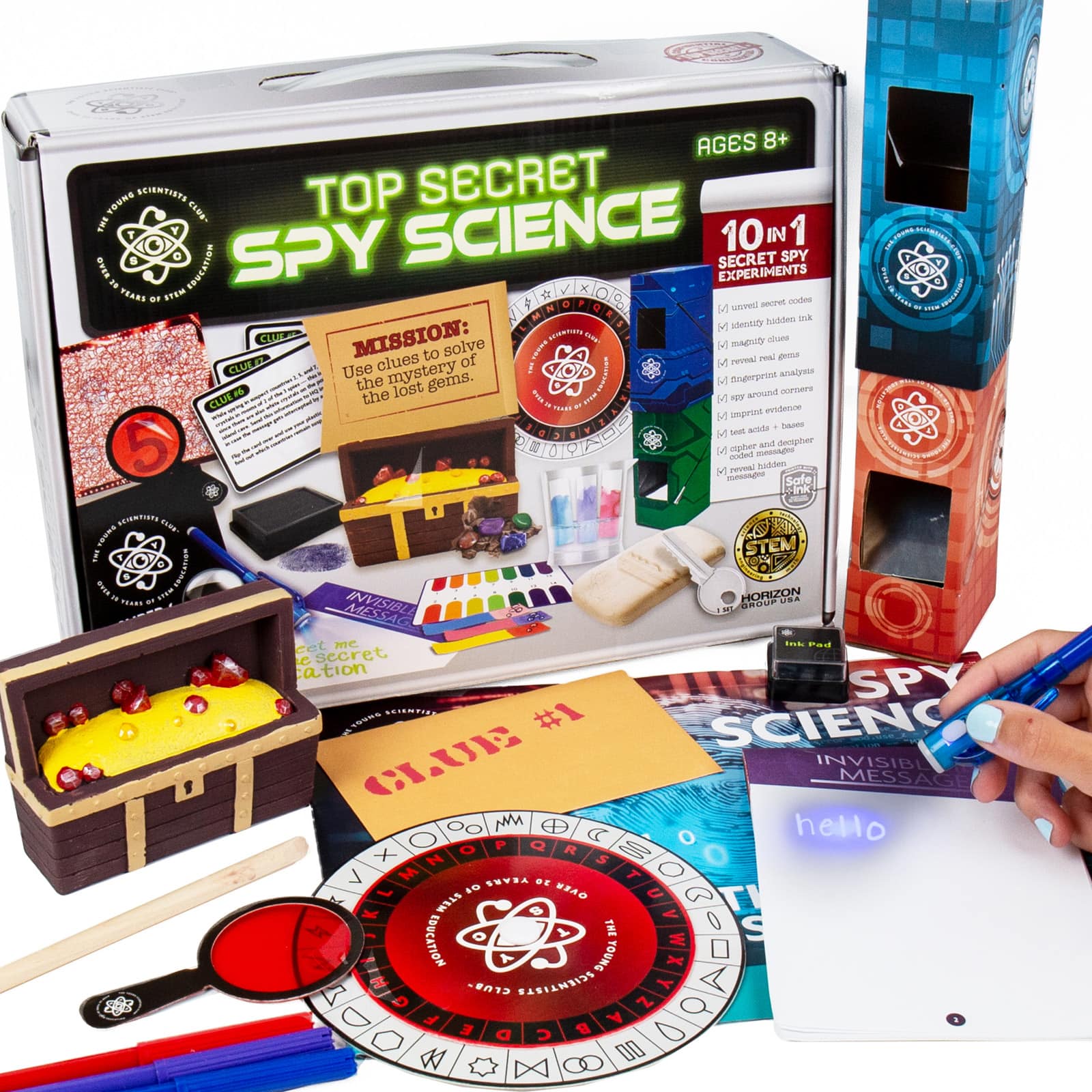 The Young Scientists Club Top Secret Spy Science Kit