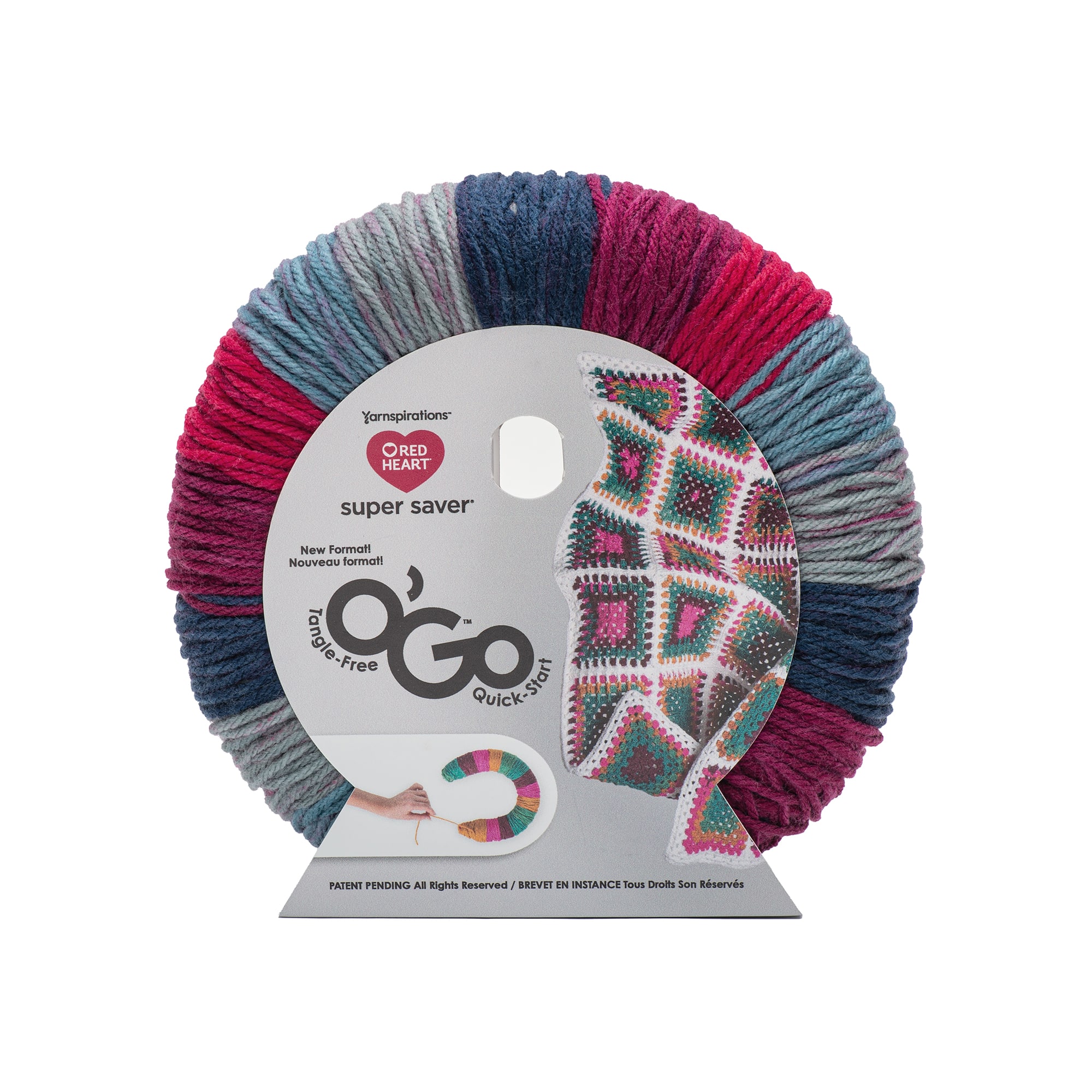 Red Heart&#xAE; Super Saver&#xAE; O&#x27;Go&#x2122; Stripes Yarn