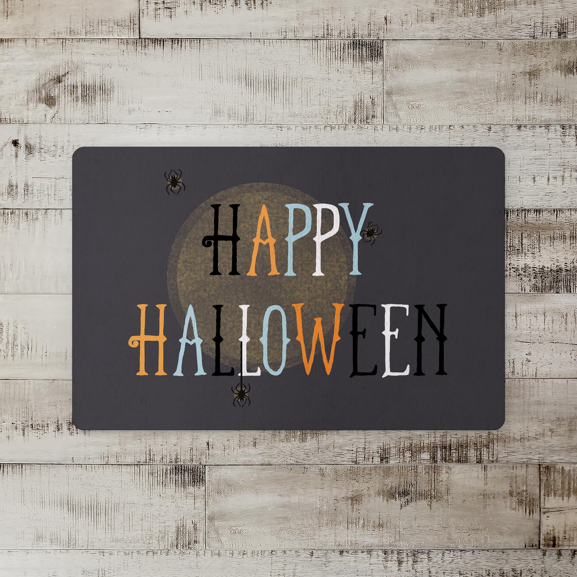 Halloween Spiders Floor Mat