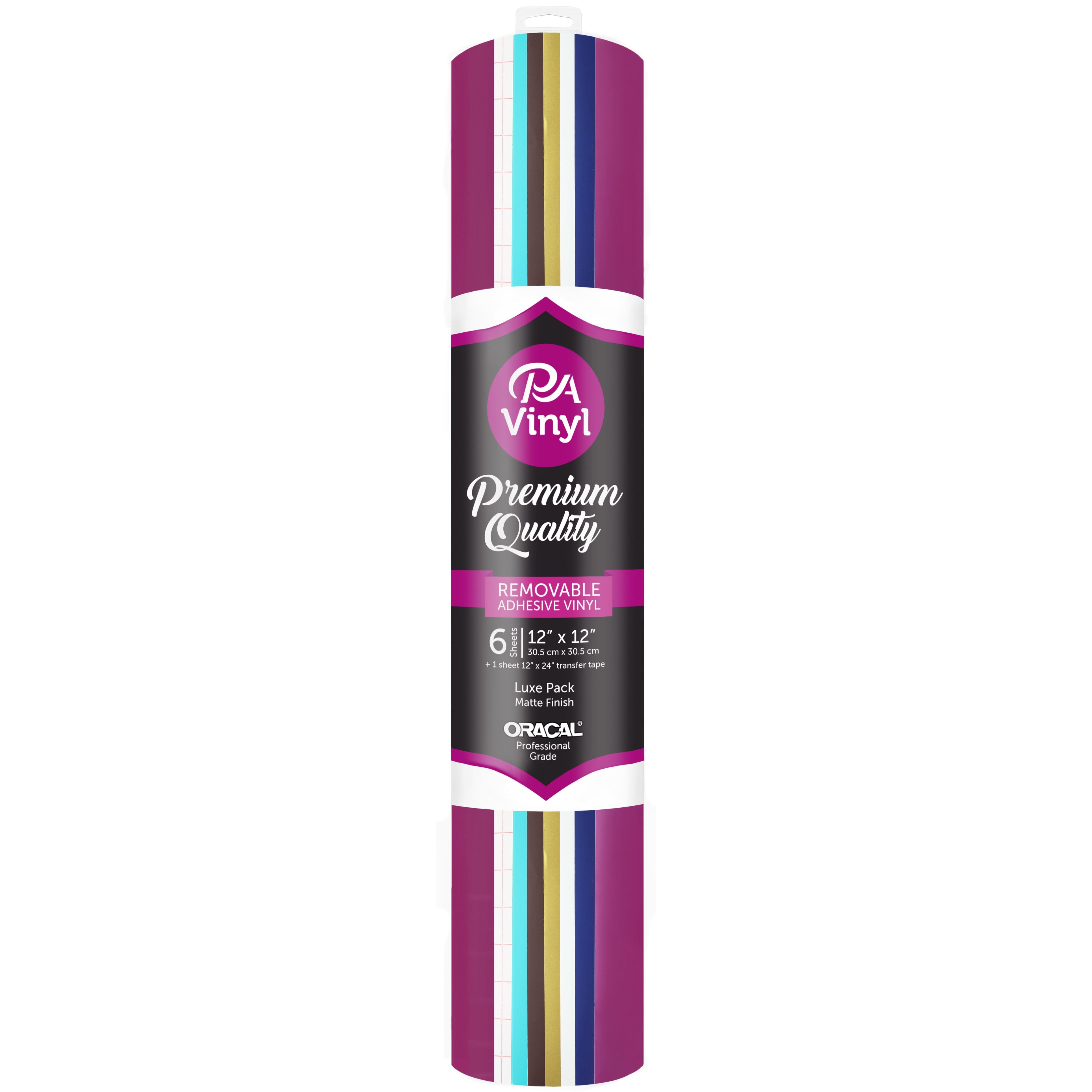 PA Vinyl Oracal&#xAE; Removable Luxe Colors Vinyl Combo Pack