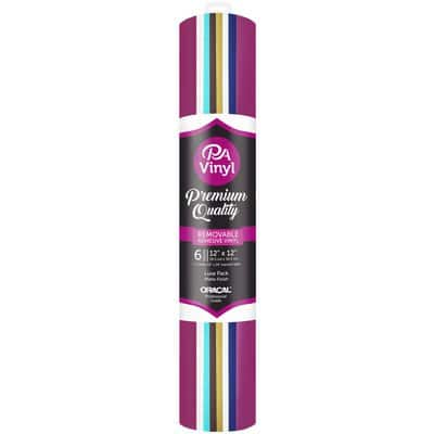 PA Vinyl Oracal® Removable Luxe Colors Vinyl Combo Pack | Michaels