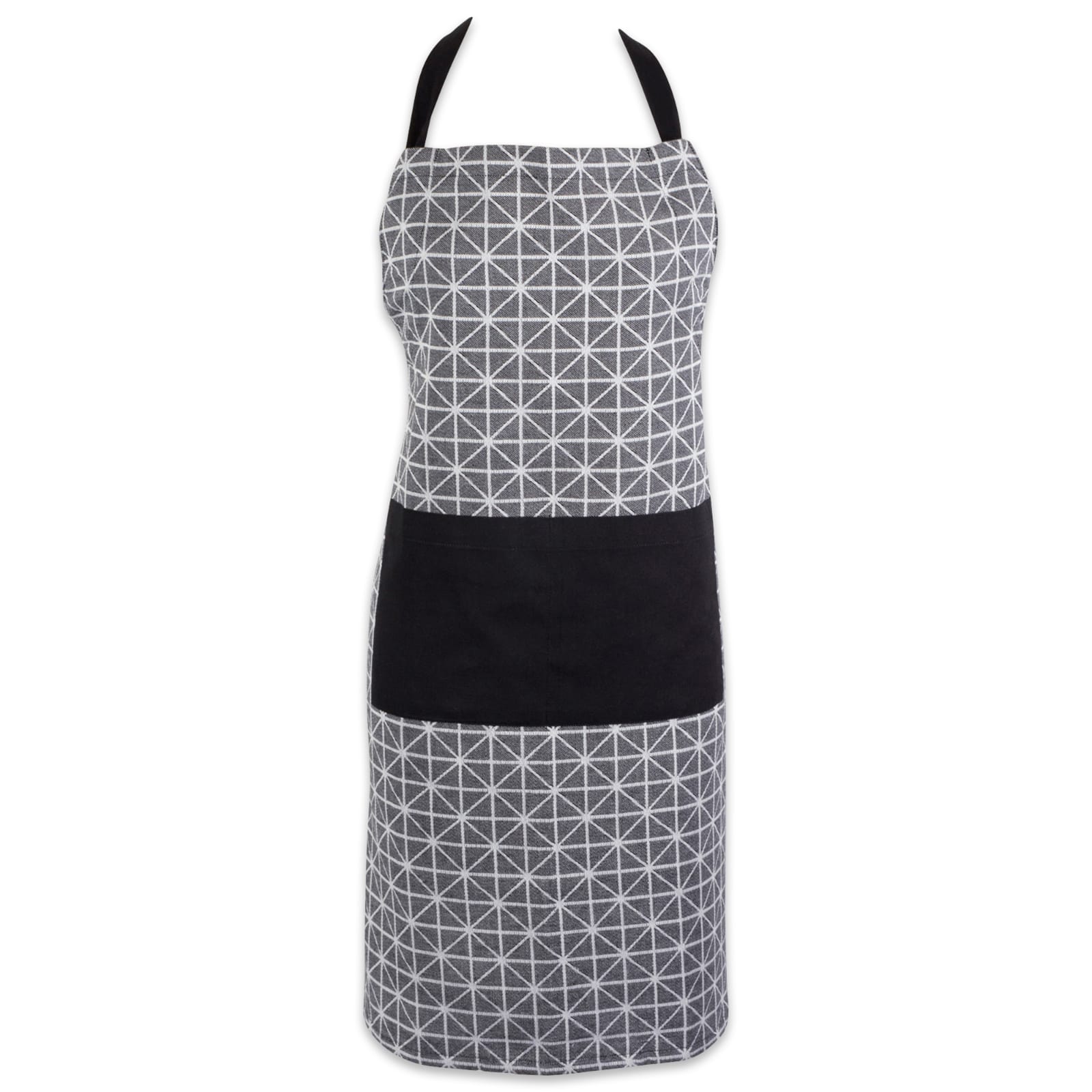 Black & White Triangle Chef Apron