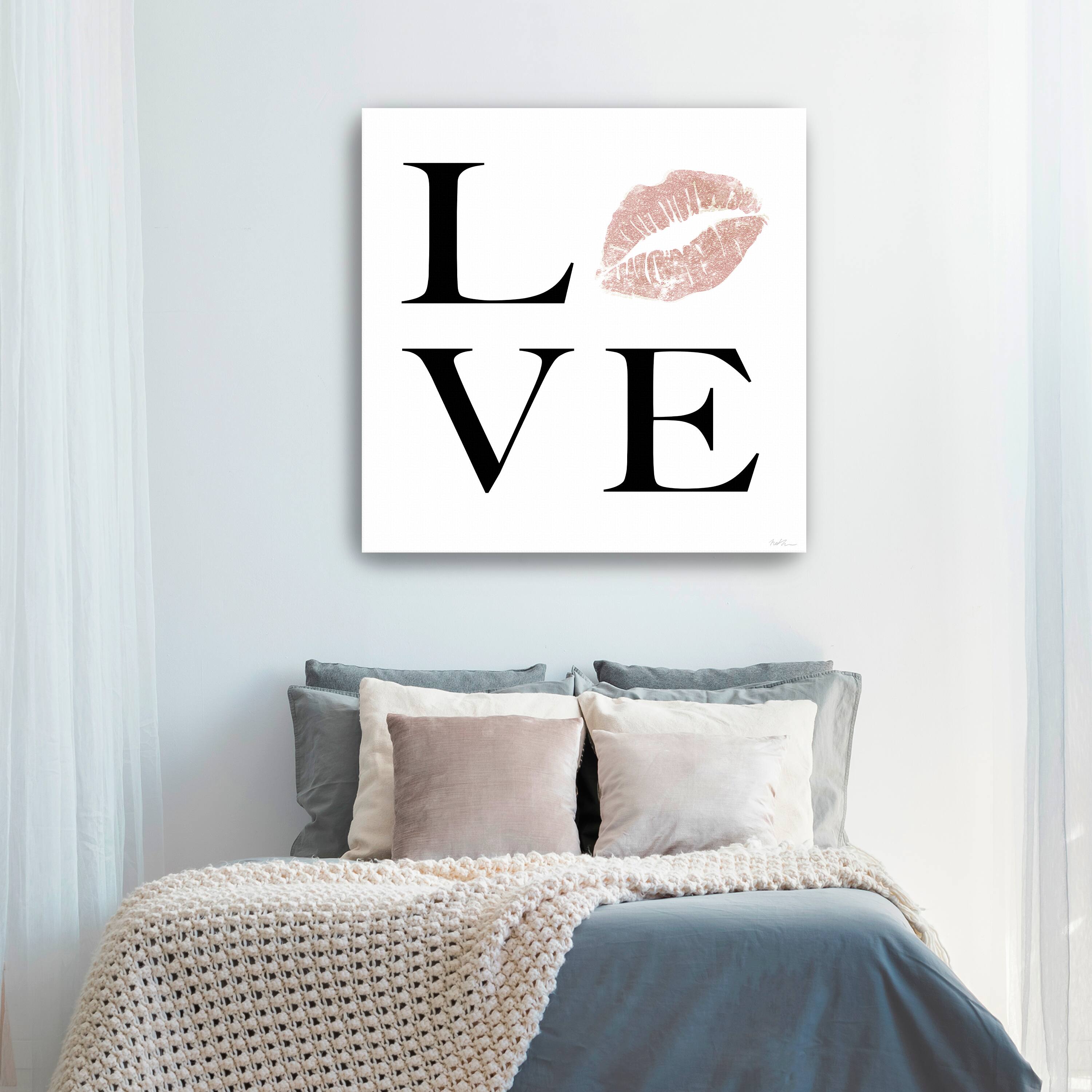 Love Kisses Canvas Giclee