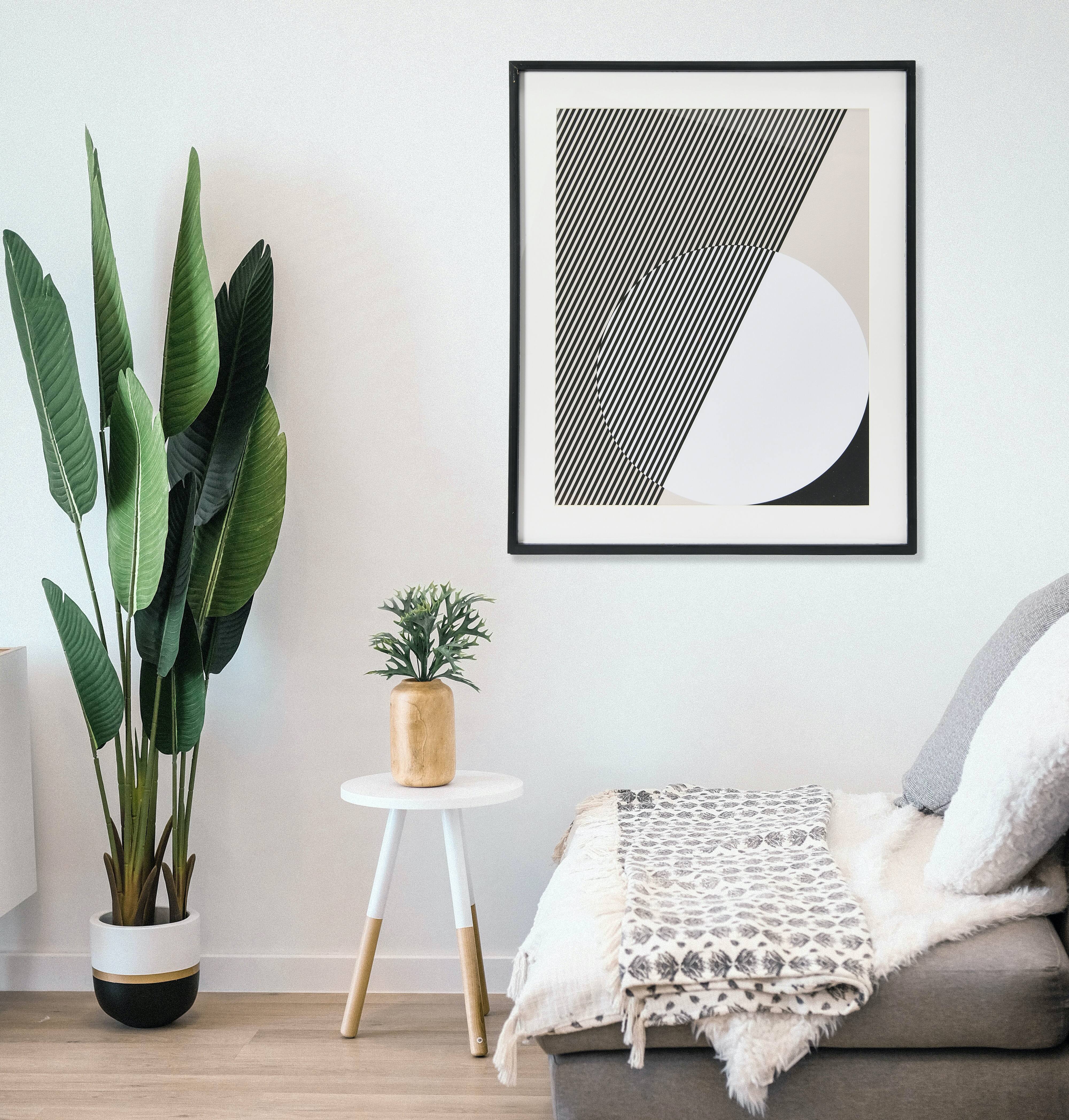 Hello Honey® Framed Abstract Deco Print