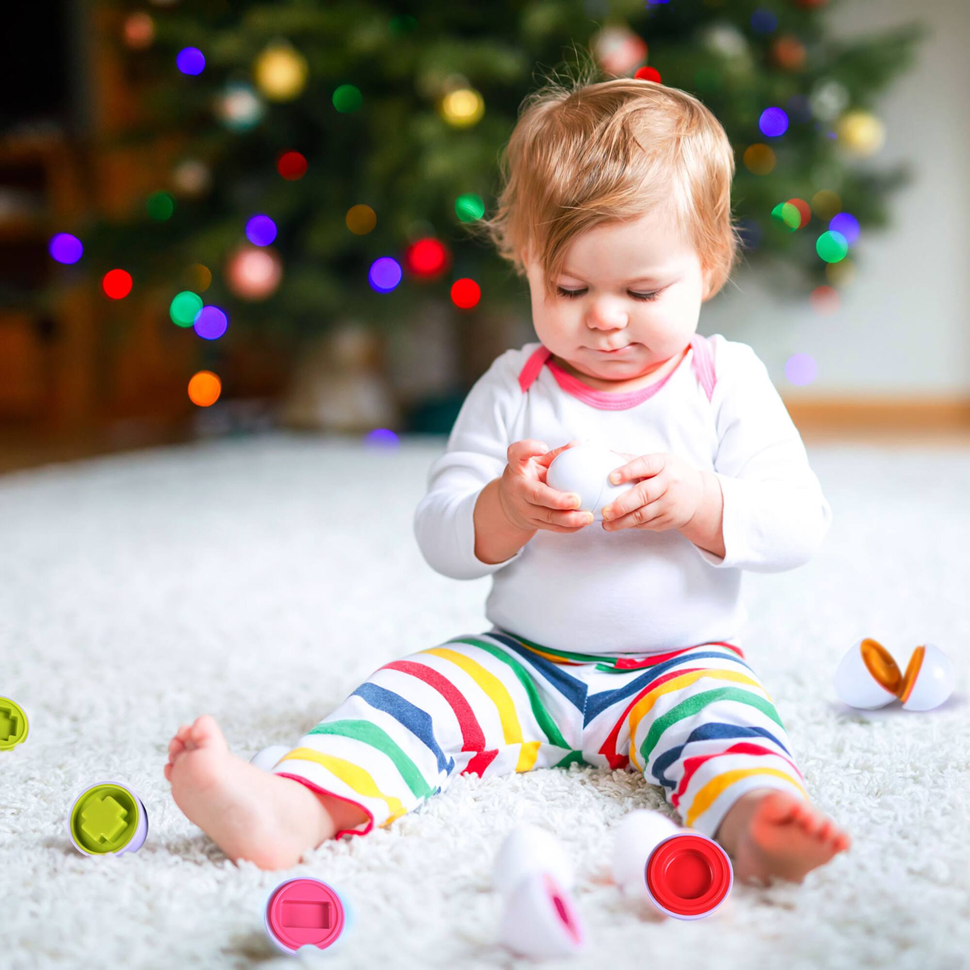 Nothing But Fun Toys Shape Sort Eggs Playset