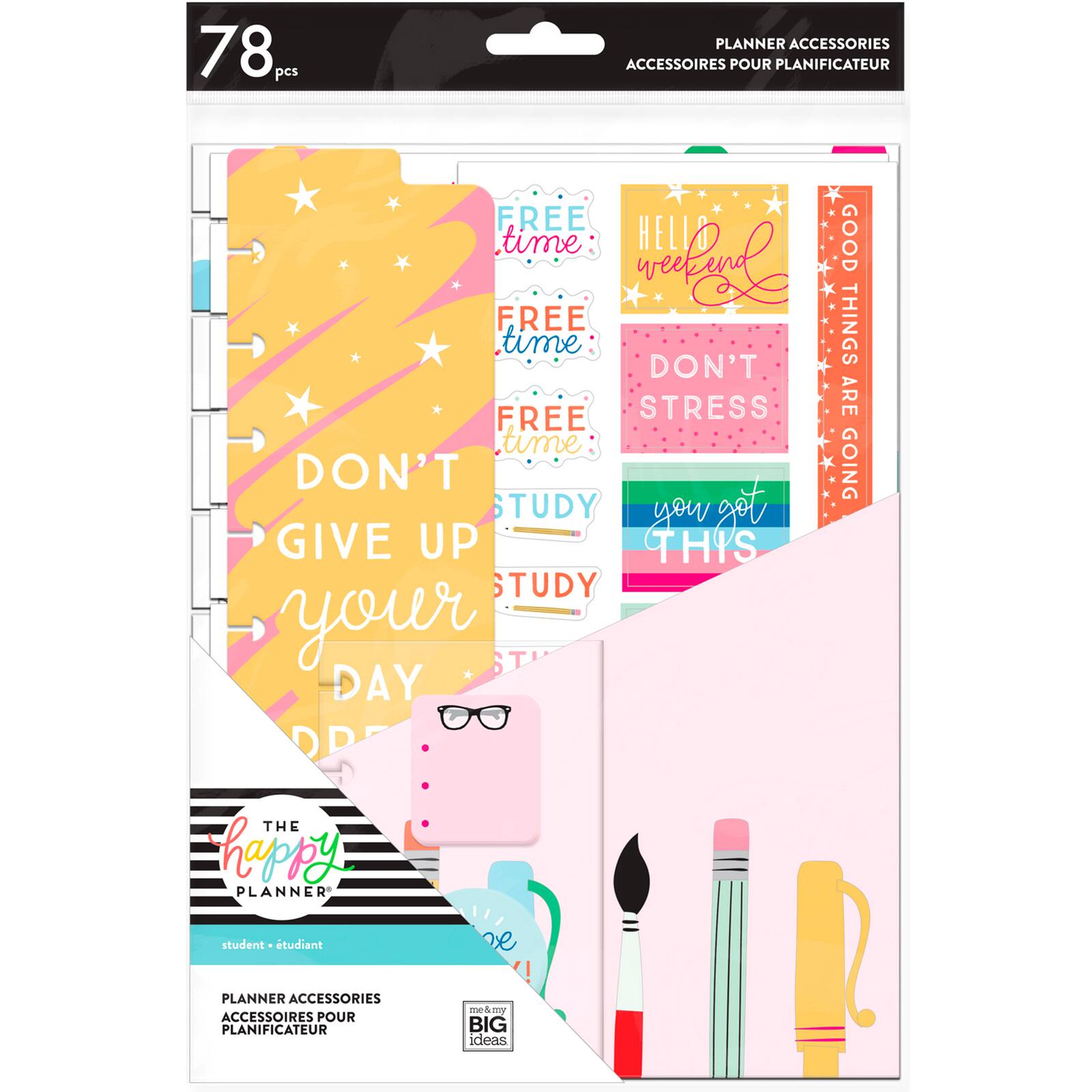 The Classic Happy Planner® Bright Accessory Pack Michaels