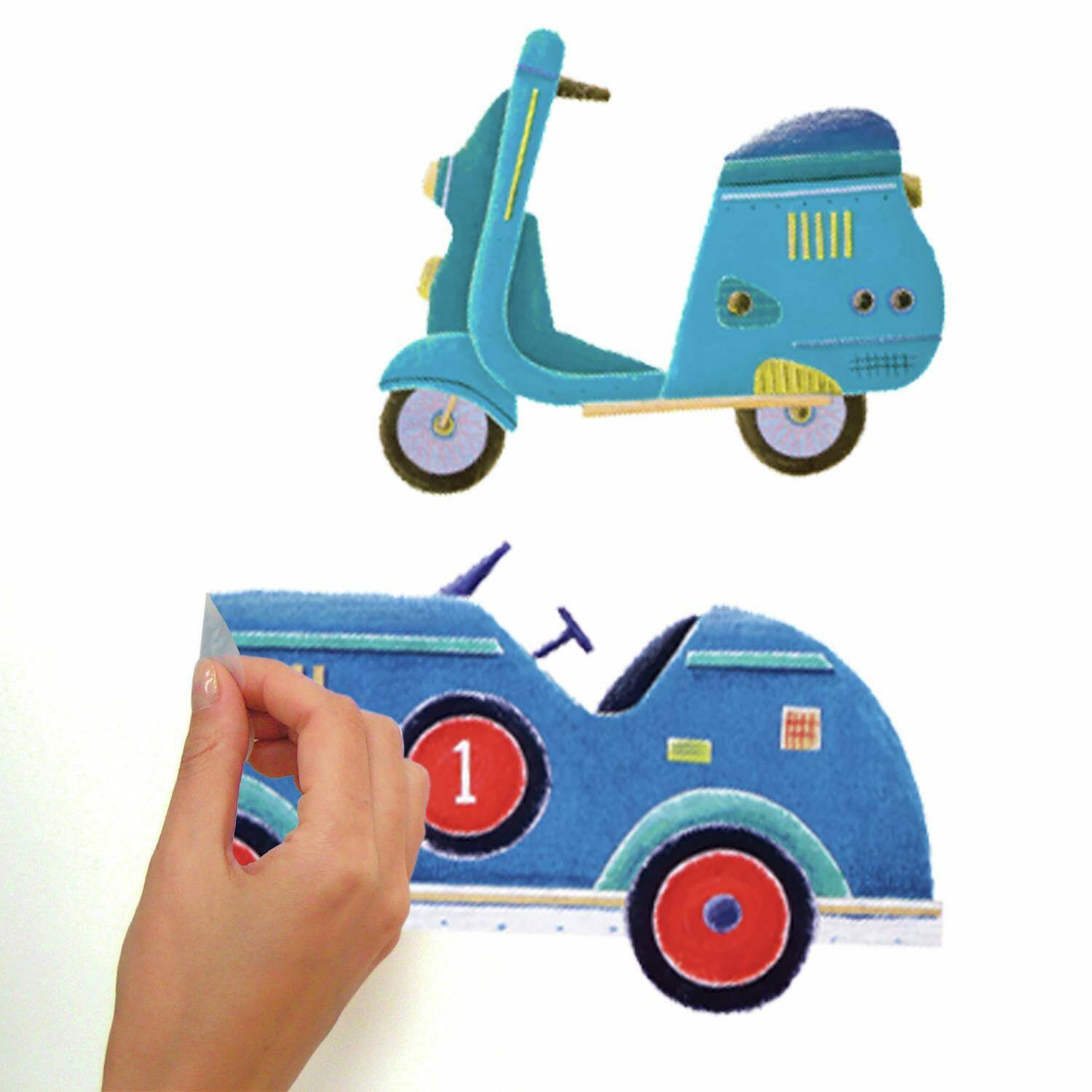 RoomMates Transportation Peel &#x26; Stick Wall Decals