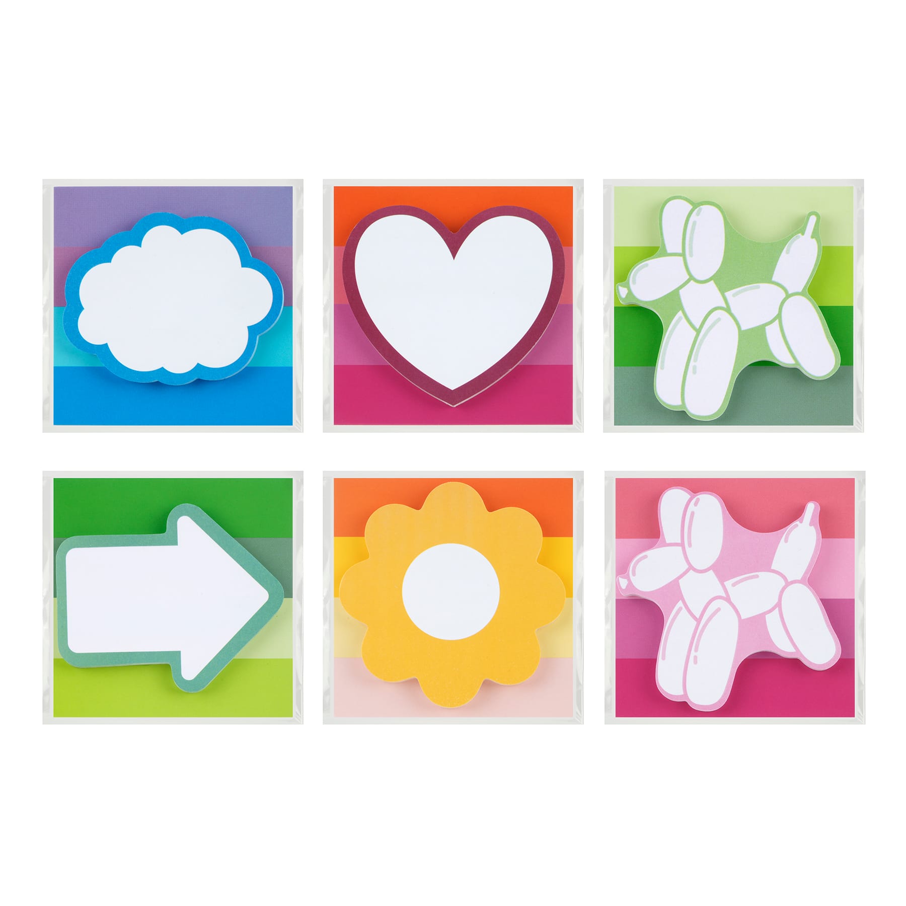 Assorted Quirky Sticky Note Pad by Celebrate It&#x2122;, 1pc.