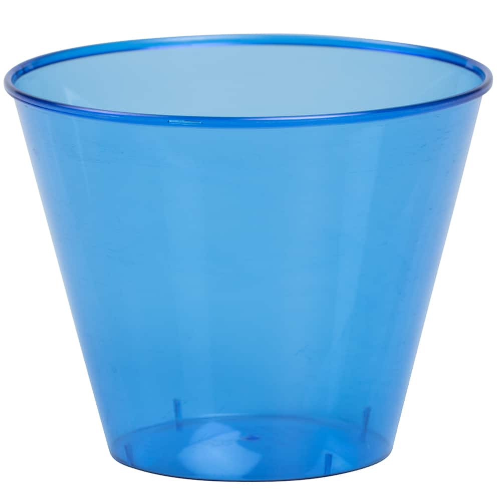 9 Oz Translucent Plastic Cups Disposable Drinkware for Parties & Events 