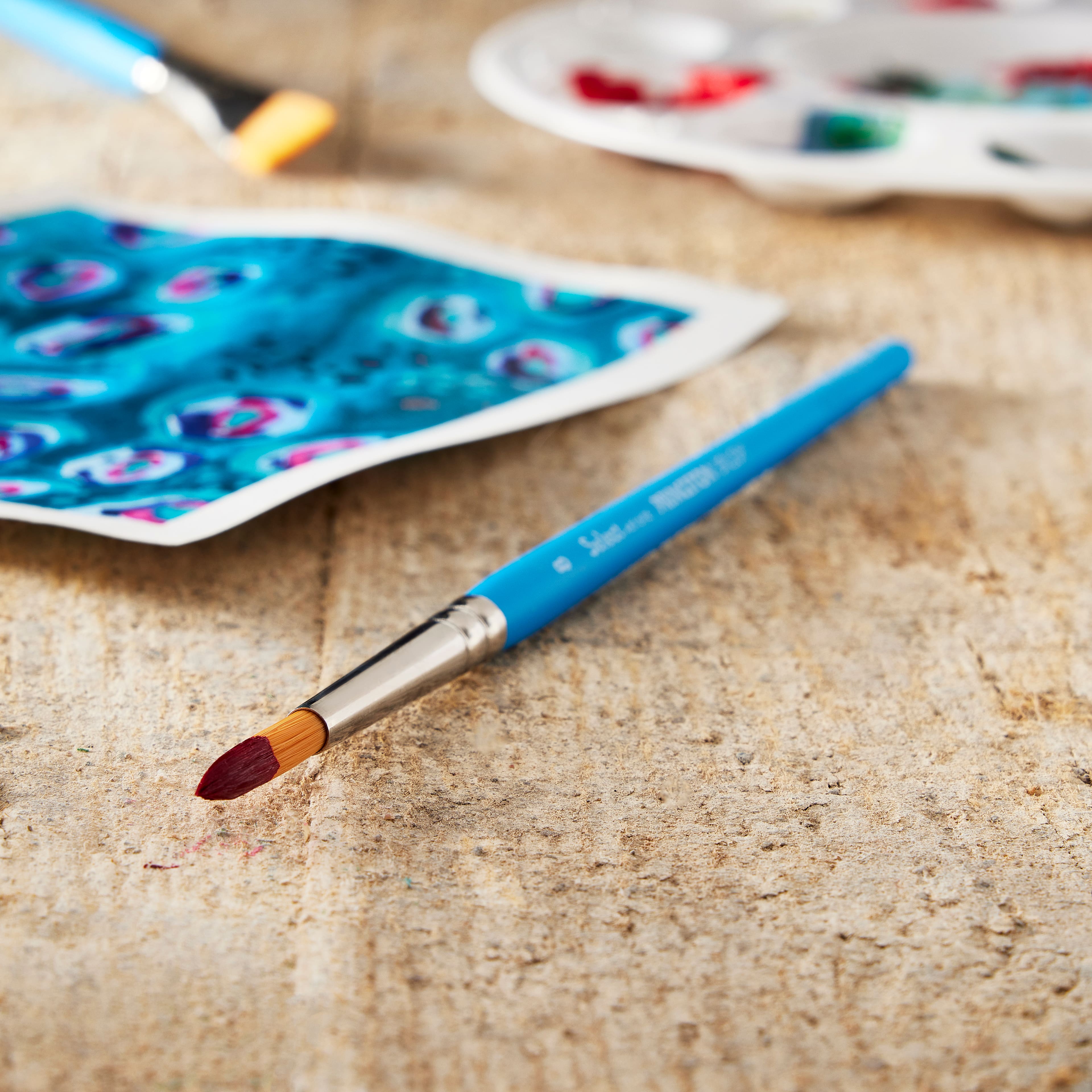 12 Pack: Princeton™ Select™ Artiste Series 3750 Short Handle Round Brush