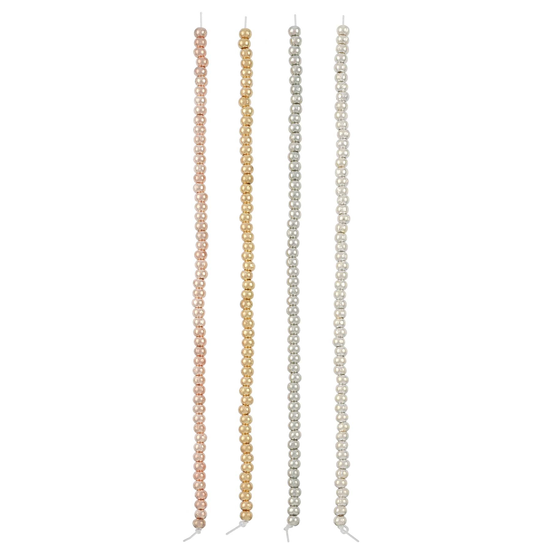 Multicolor Metal Rondelle Beads, 3mm by Bead Landing&#x2122;