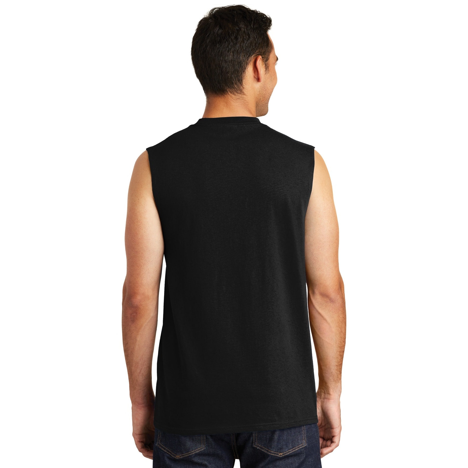Port & Company® Men's Core Cotton Sleeveless T-Shirt