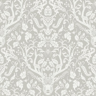 NuWallpaper Taupe Escape To The Forest Peel & Stick Wallpaper | Michaels