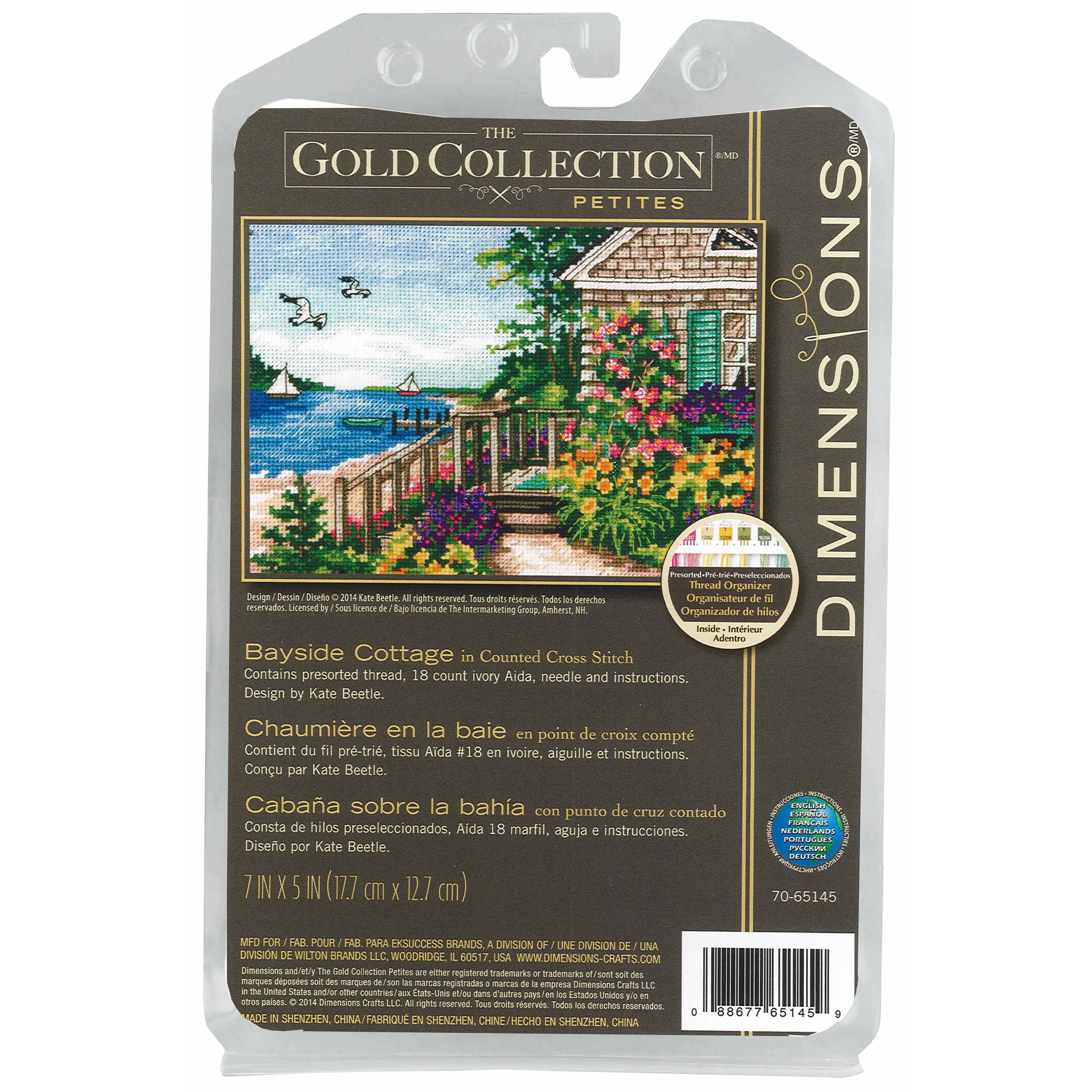 Dimensions Bayside Cottage Cross Stitch Kit