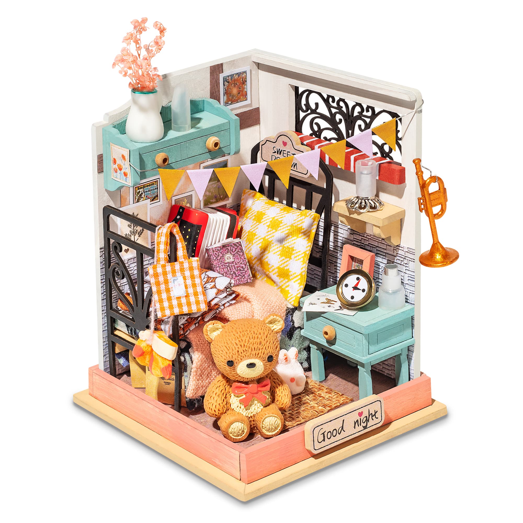 Rolife Sweet Dream Bedroom DIY Miniature Kit