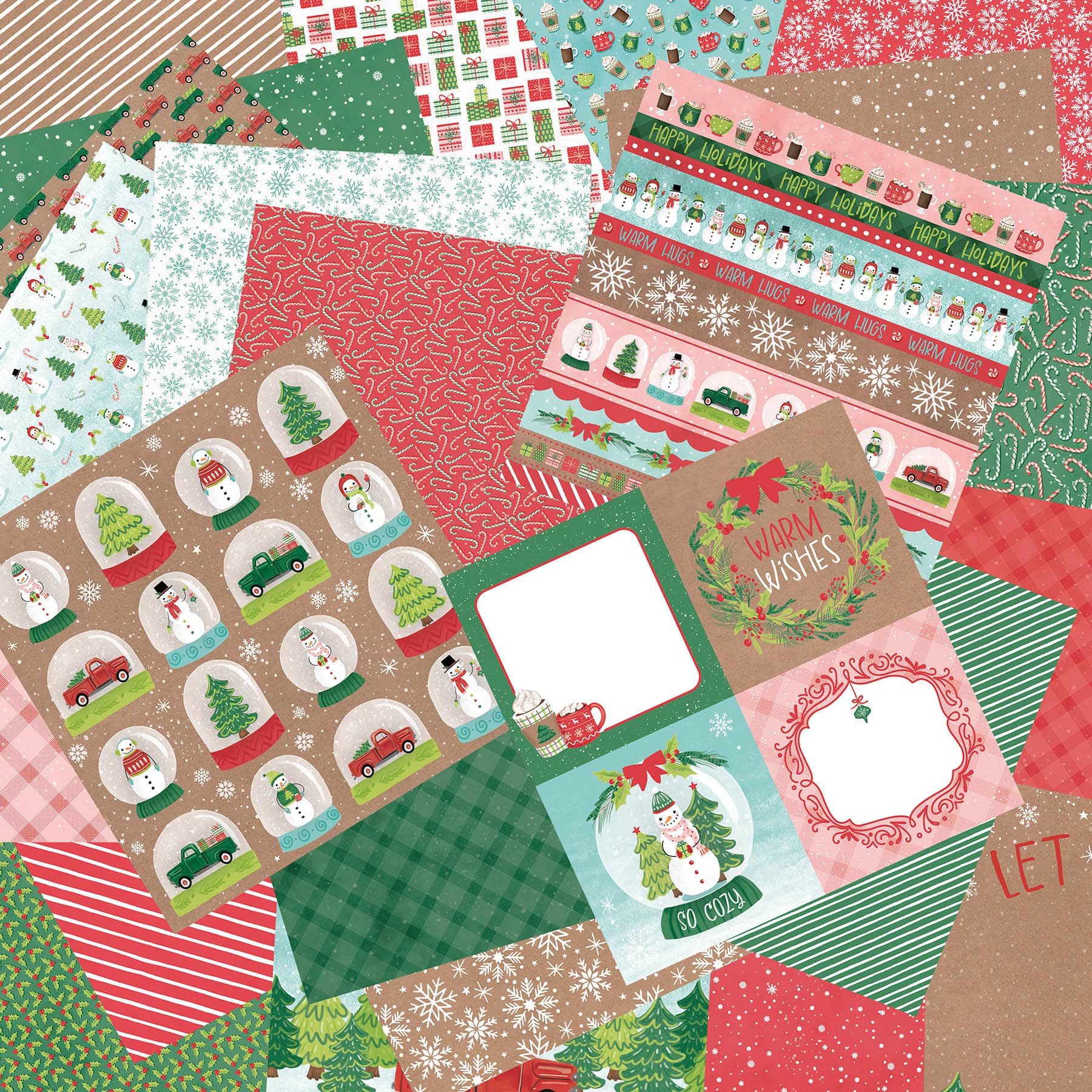 6" x 6" Christmas Double-Sided Paper Pad, 24 Sheets by Recollections™
