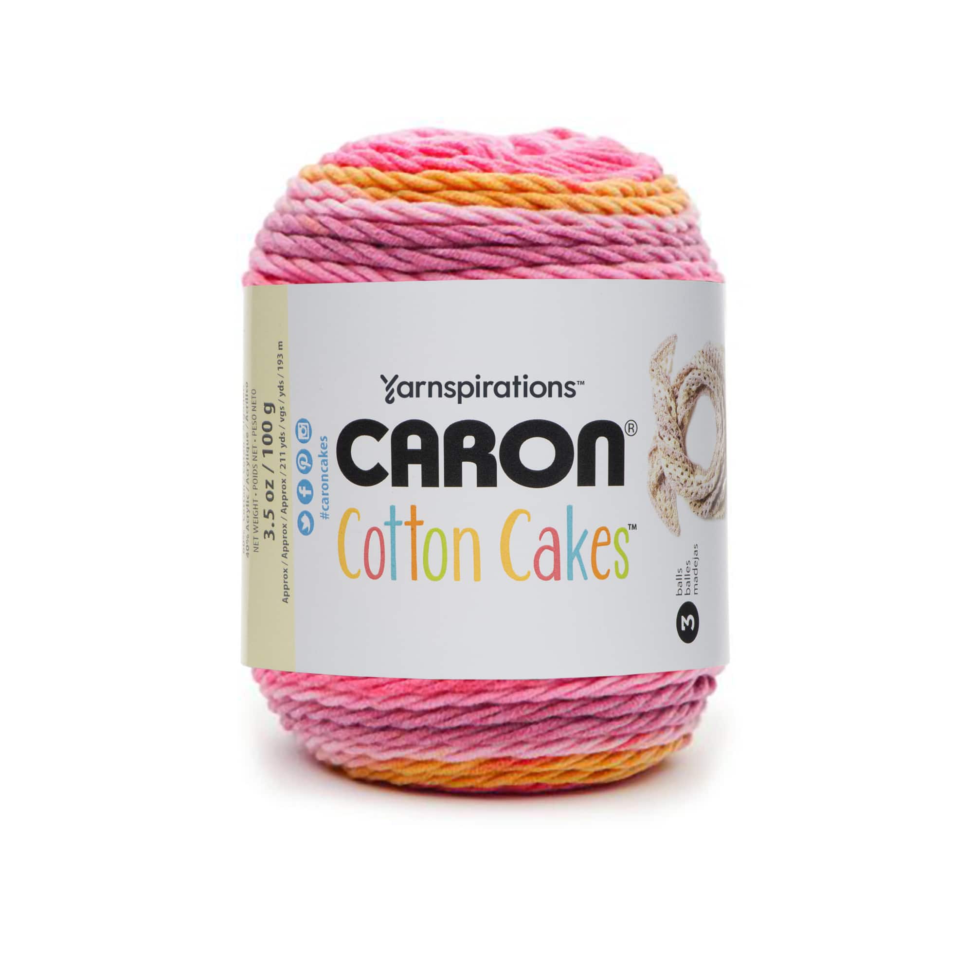 Caron Cotton Cakes Yarn Michaels caron-cotton-cakes-yarn-michaels