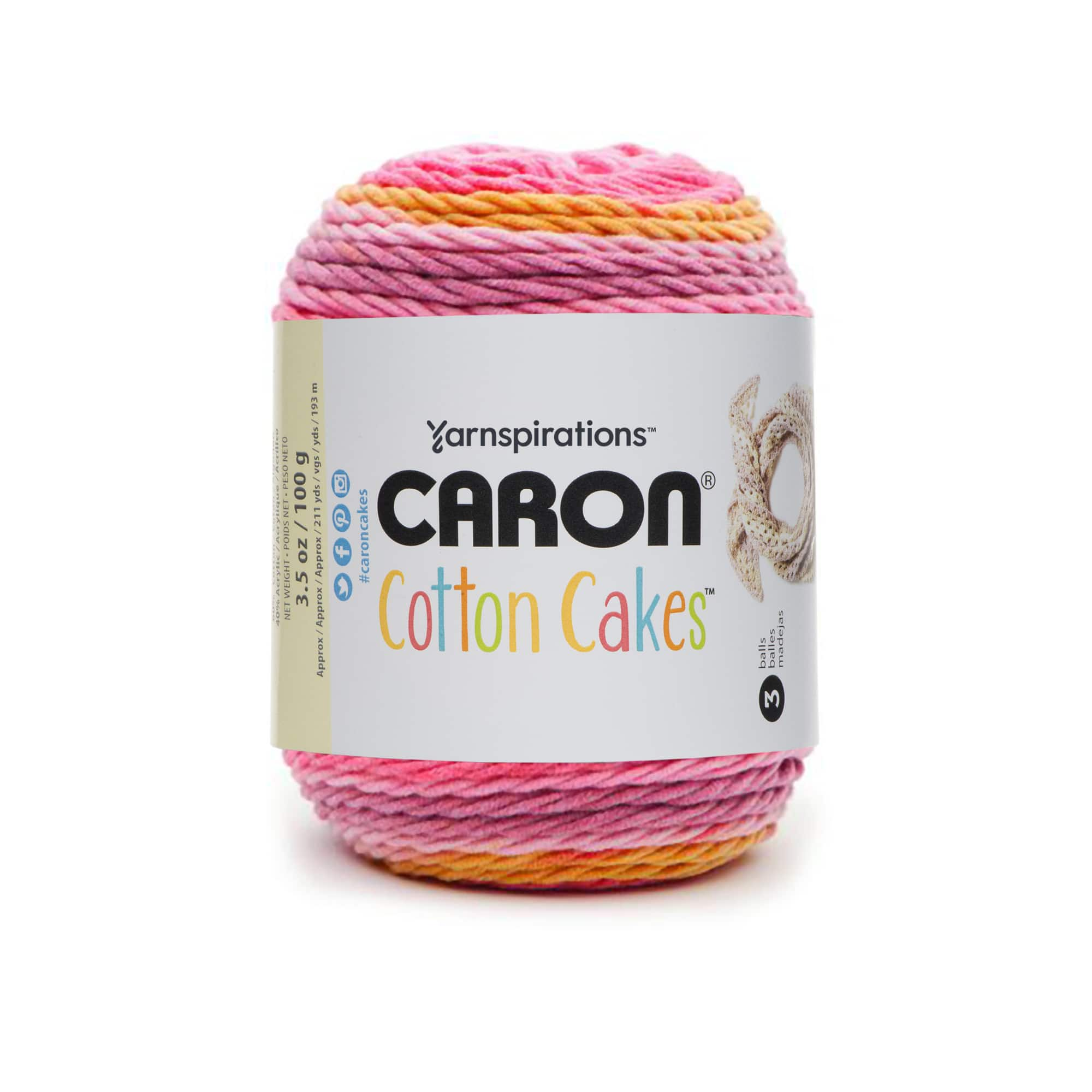 Caron® Cotton Cakes™ Yarn | Michaels