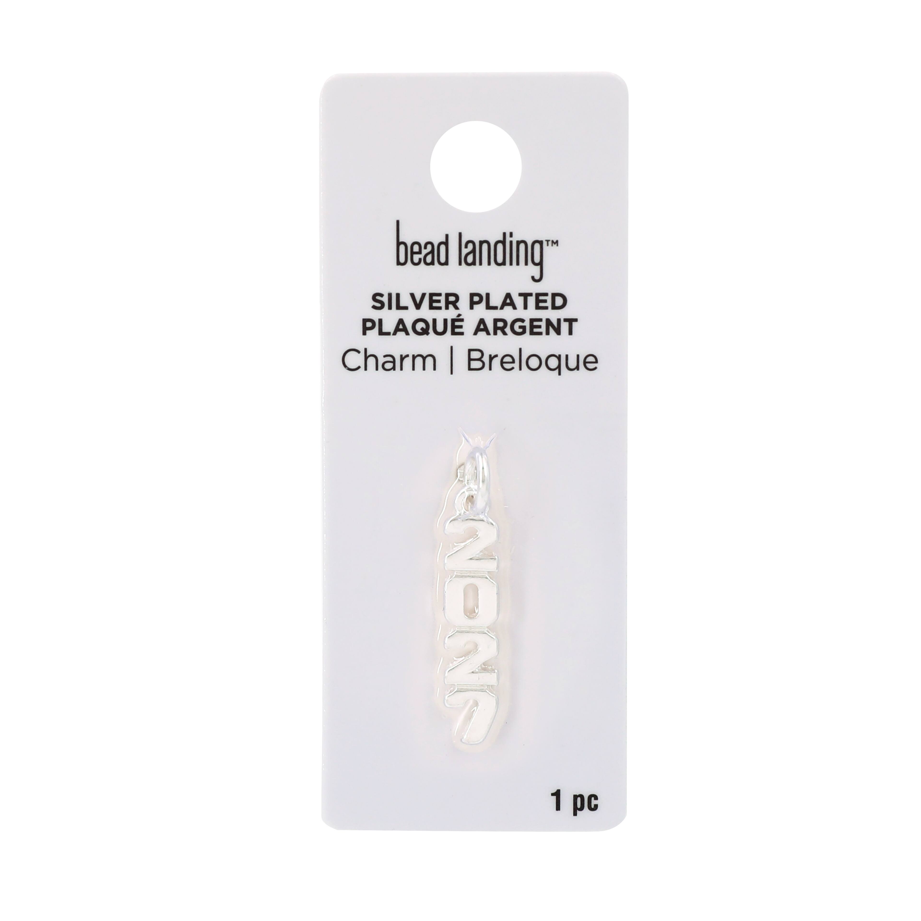 Silver Plated Charm by Bead Landing