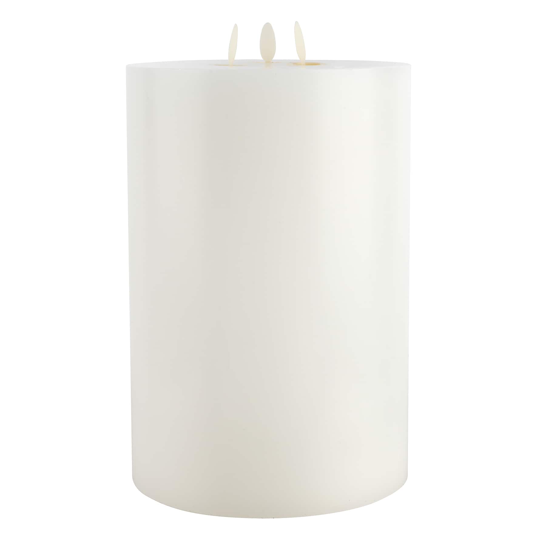 Bougie pilier avec flamme &#xE0; DEL oscillante de 15,6&#xA0;cm x 22,9&#xA0;cm d&#x2019;Ashland