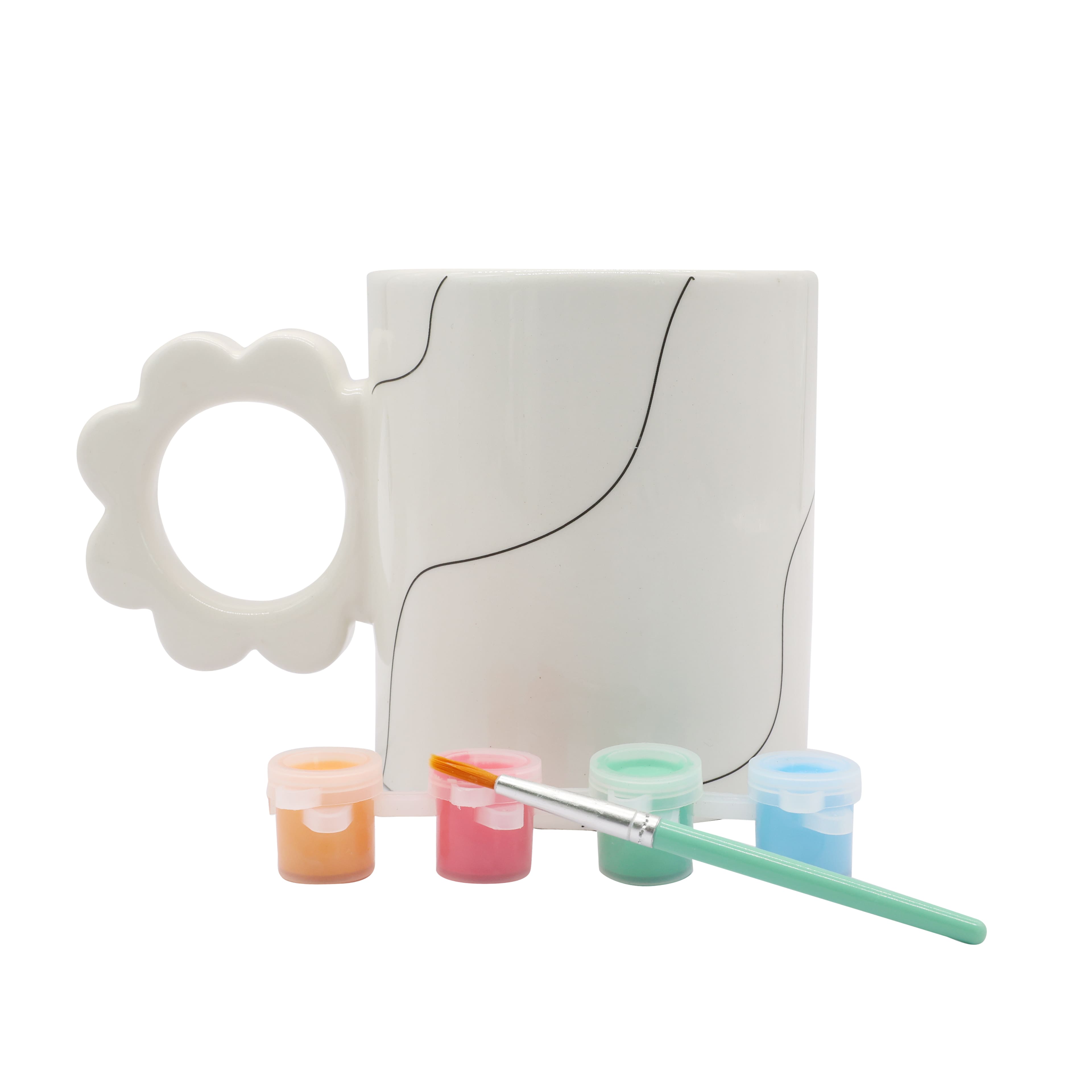 Ceramic Wavy Mug Kit by Creatology&#x2122;