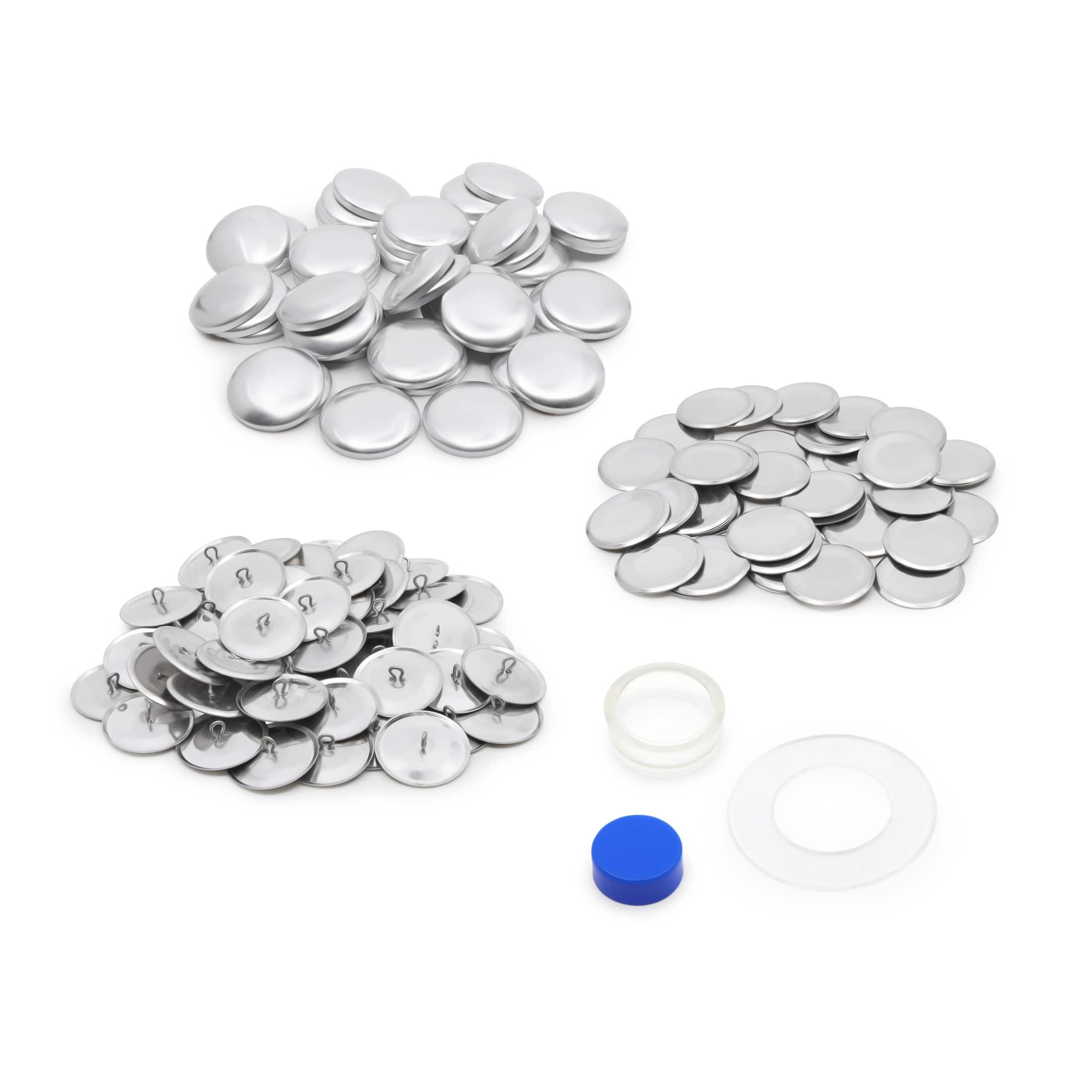 Dritz&#xAE; Silver Craft Cover Buttons &#x26; Tools, 48 Sets