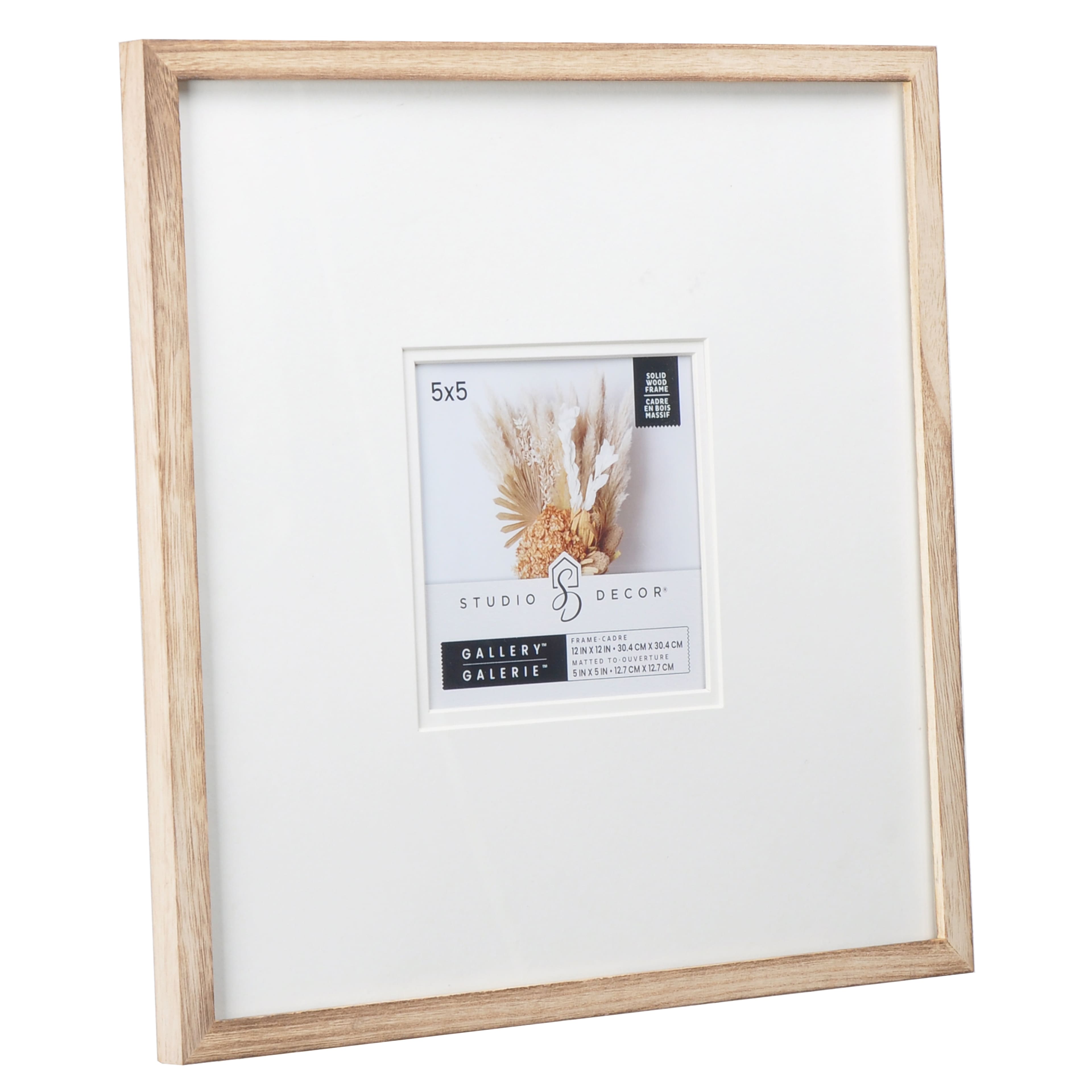 Gallery Natural Wood Frame with Mat by Studio Décor®